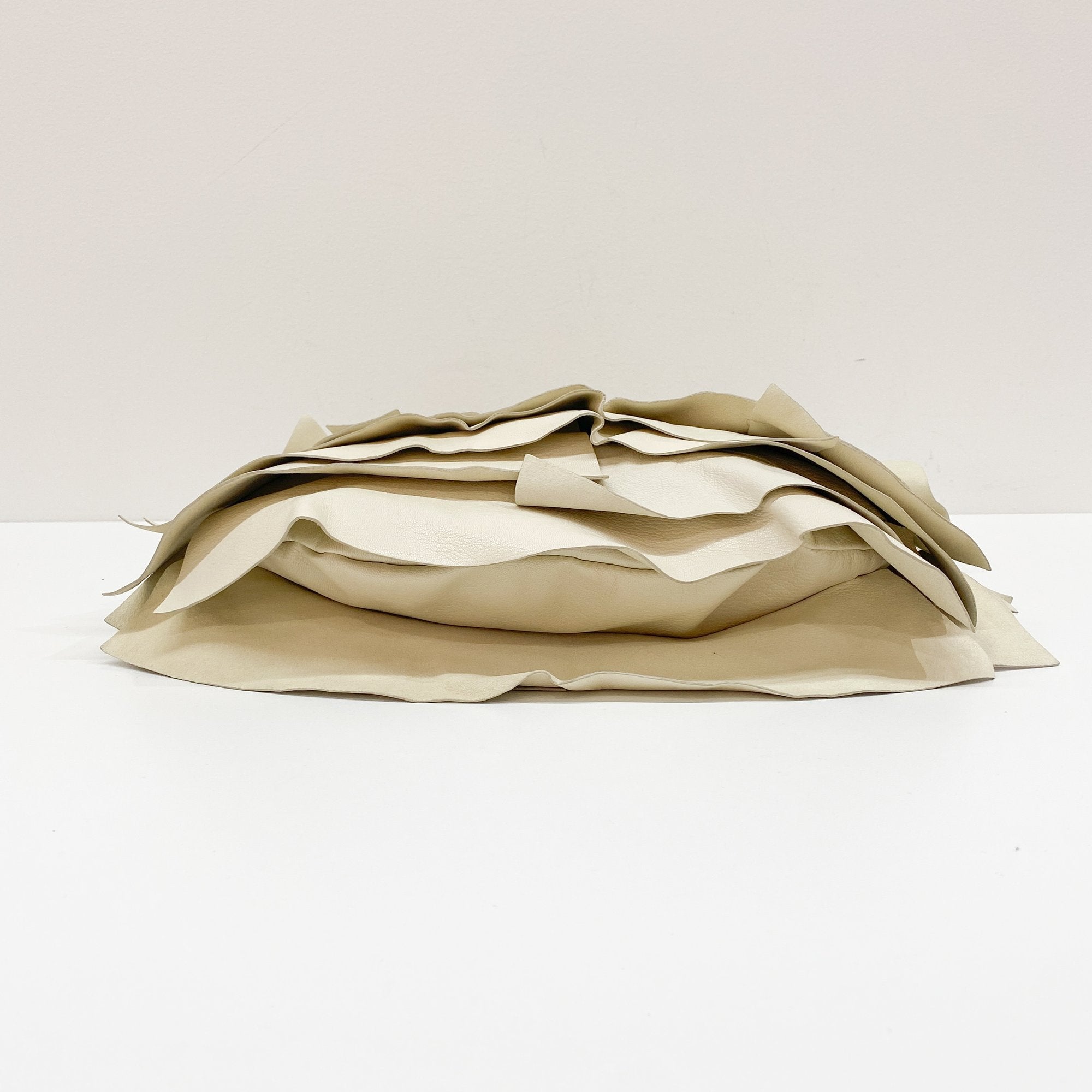 Saint-Tropez White Leather Shoulder Bag