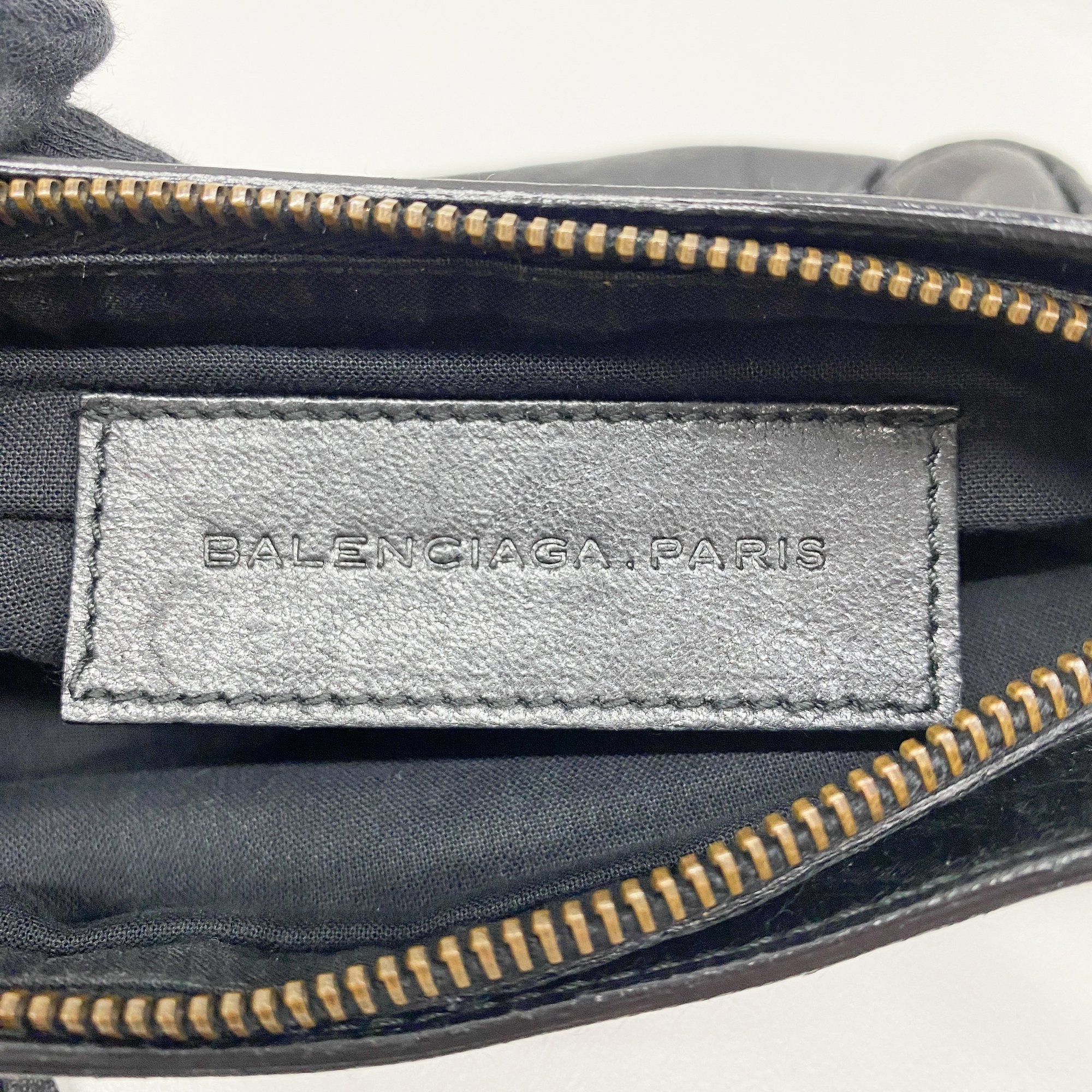 The City Pouch Black Leather Pouch Bag