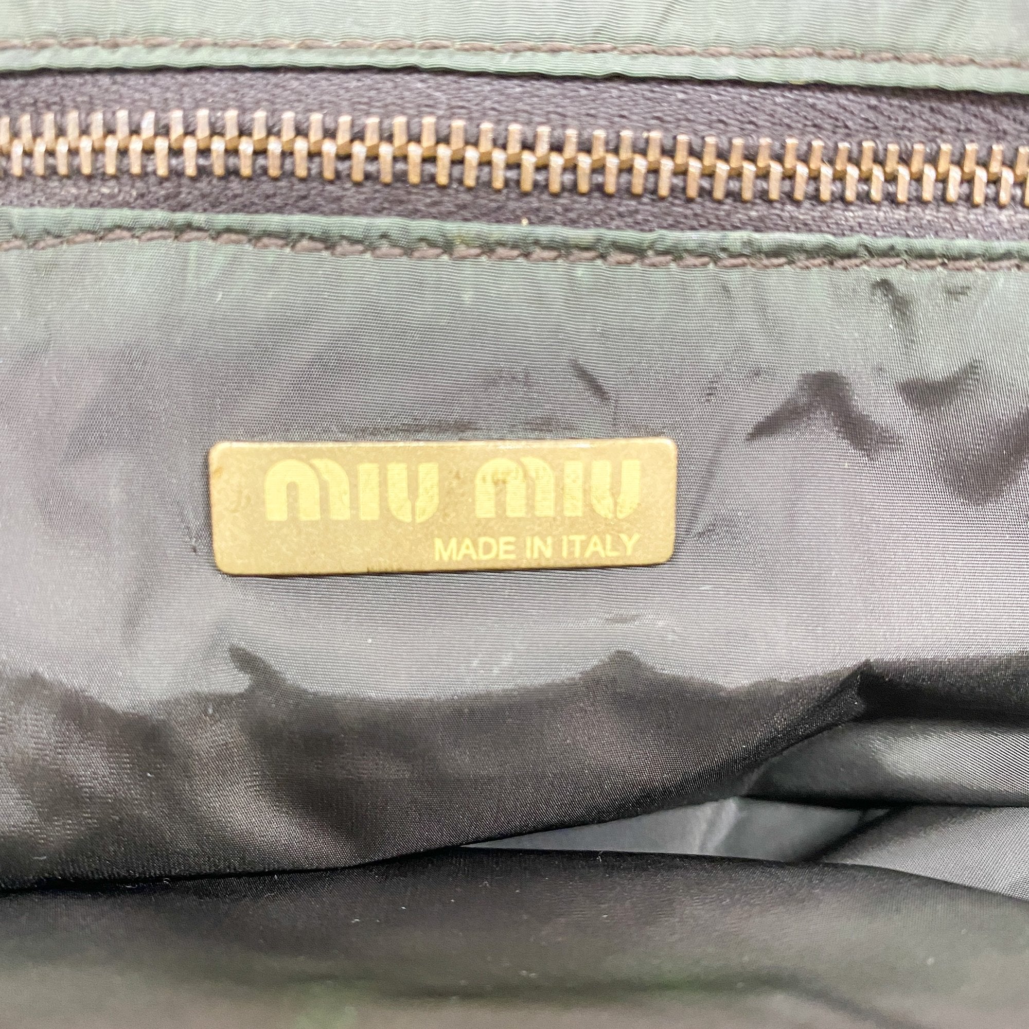 Archive Floral Pattern Brown Cotton Shoulder Bag