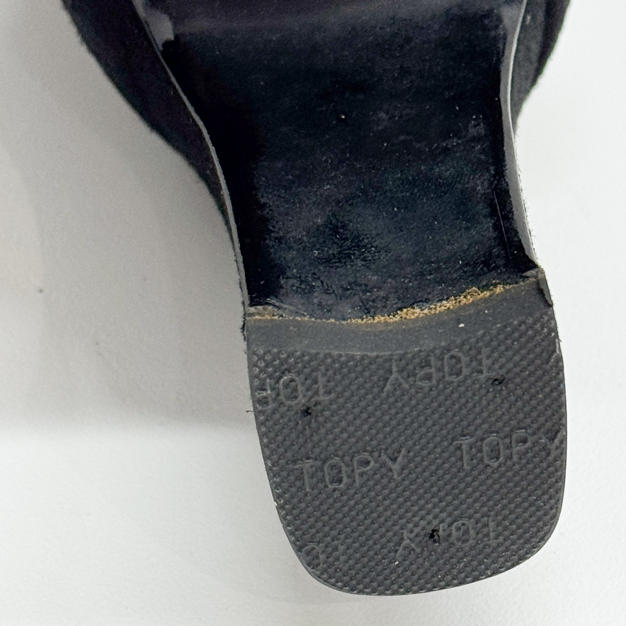 Size 37 Black Suede Long Boots