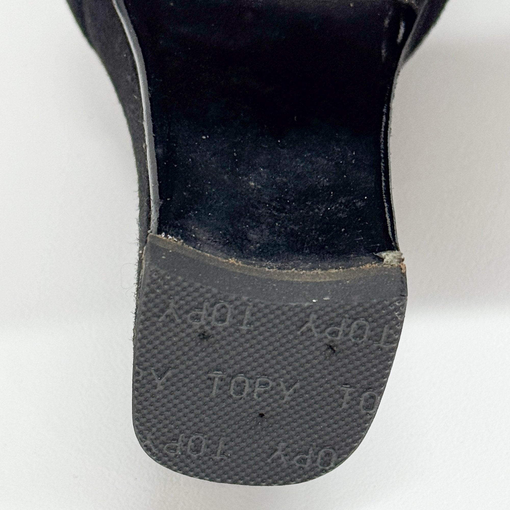 Size 37 Black Suede Long Boots