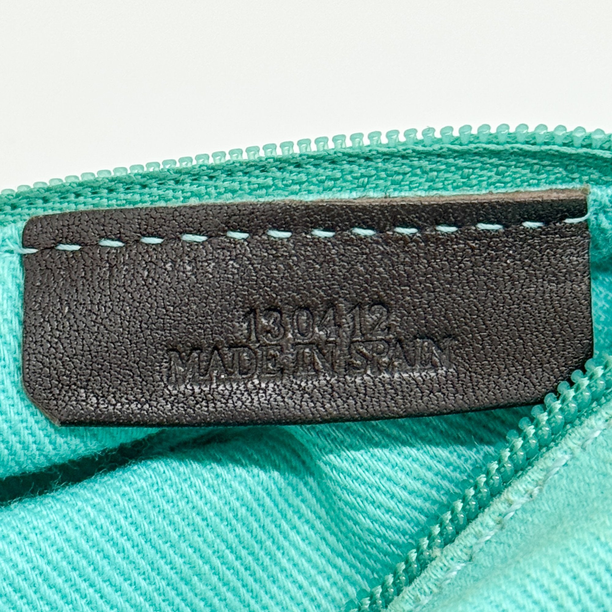 Green Studded Suede Shoulder Bag