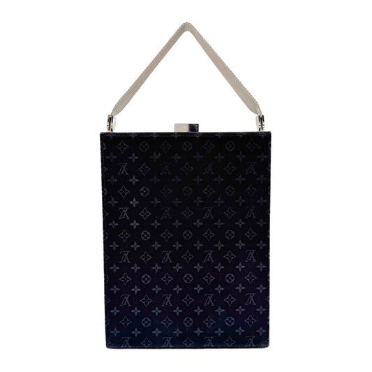 Ange GM Black Satin Hand Bag