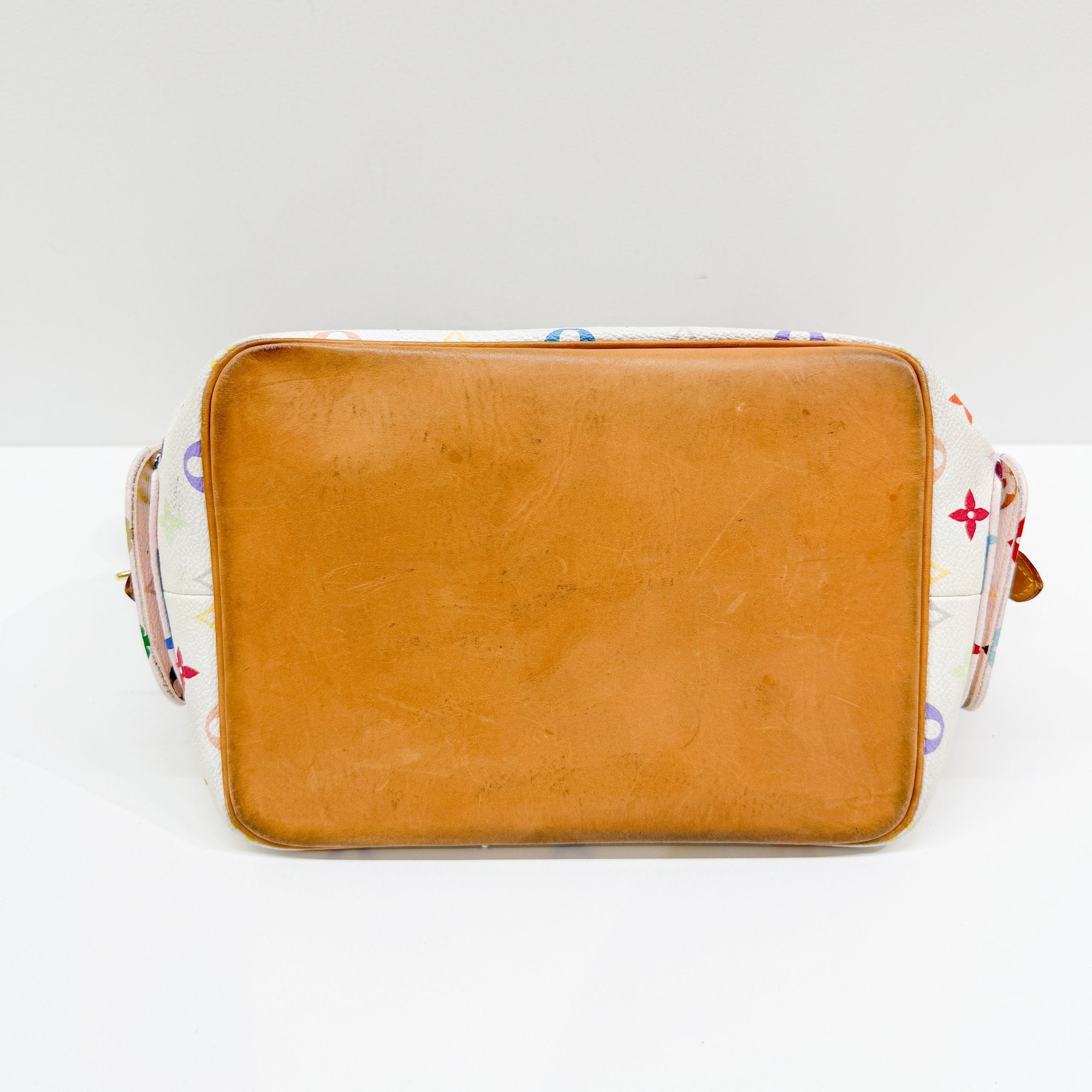 Louis Vuitton x Takashi Murakami Monogram Multicolour Noé Coated Canvas Shoulder Bag