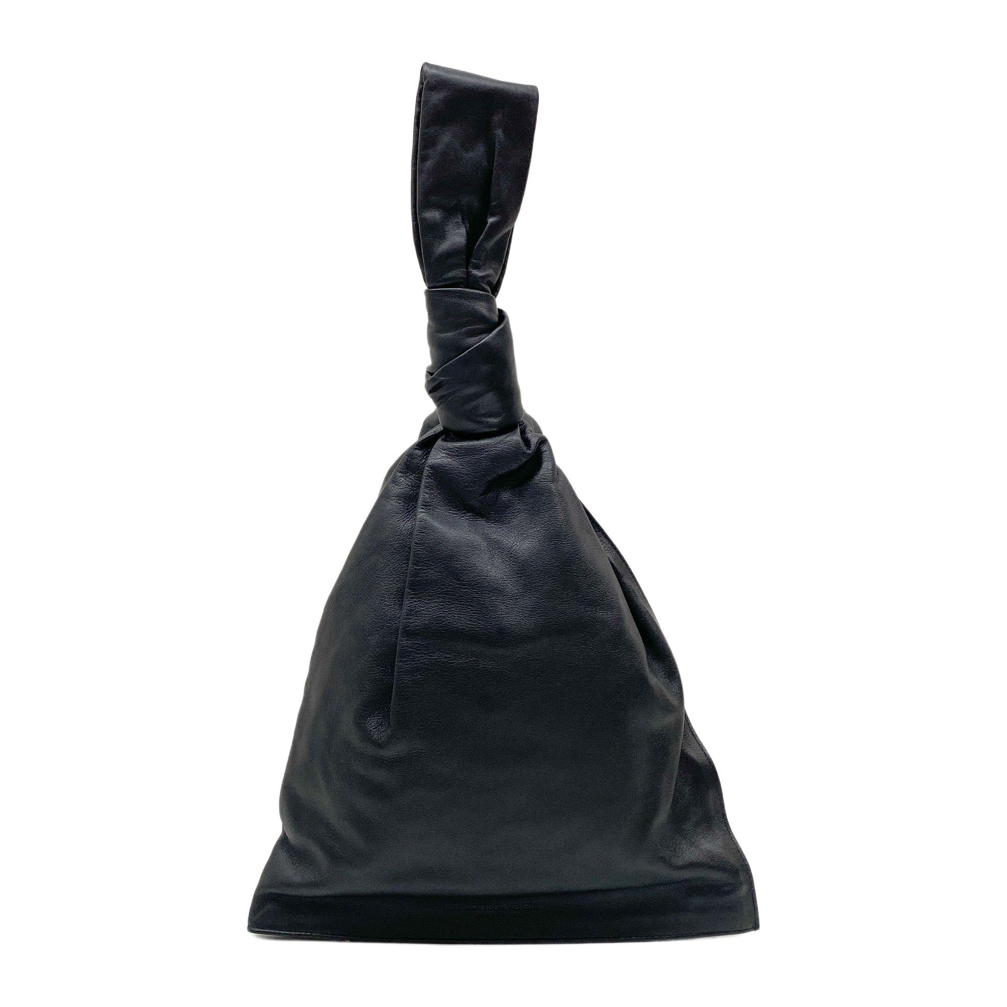 Black Leather Hnad Bag