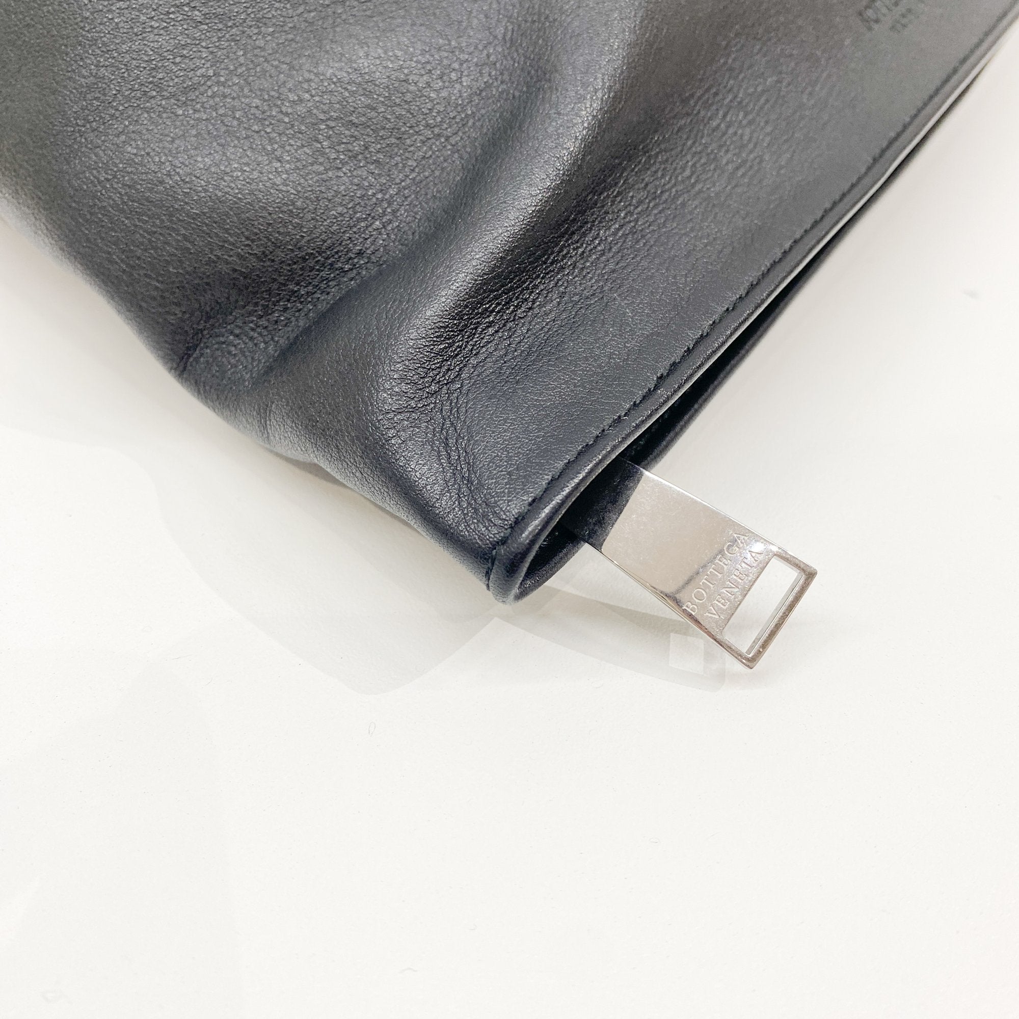 Black Leather Hnad Bag