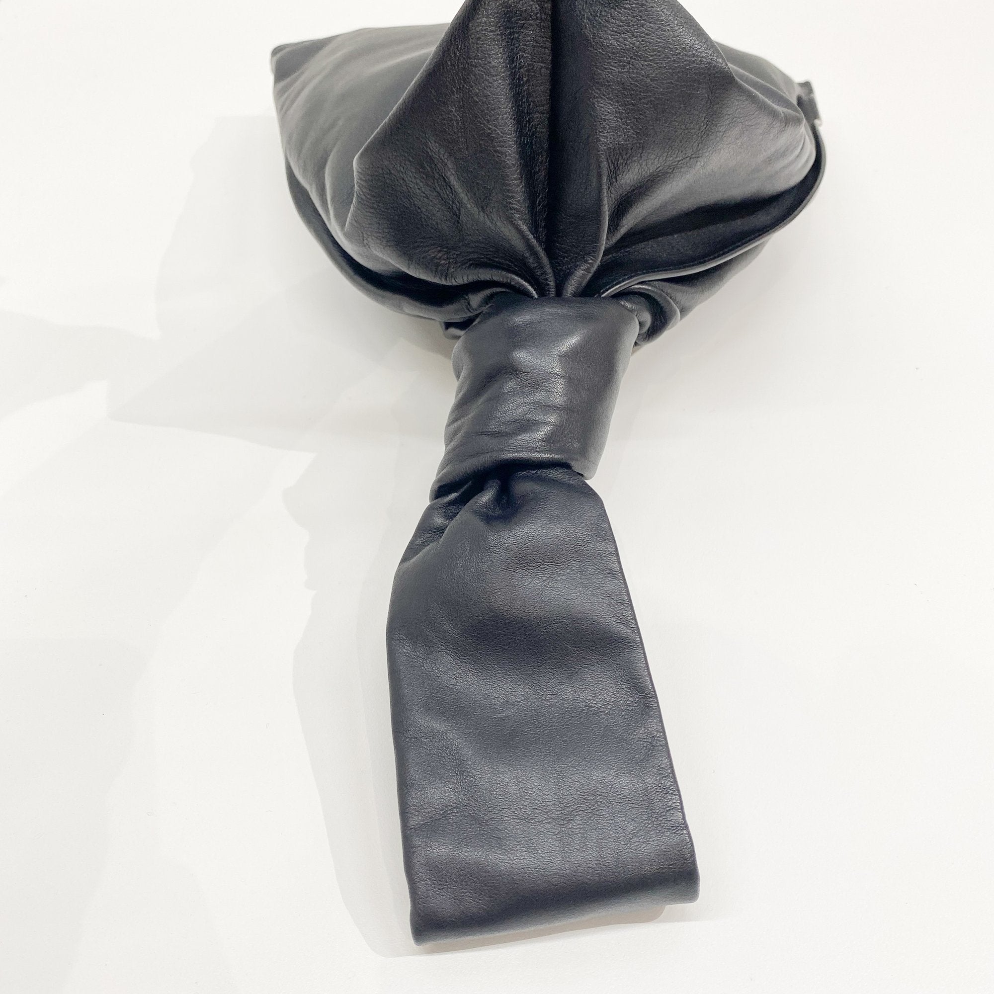 Black Leather Hnad Bag