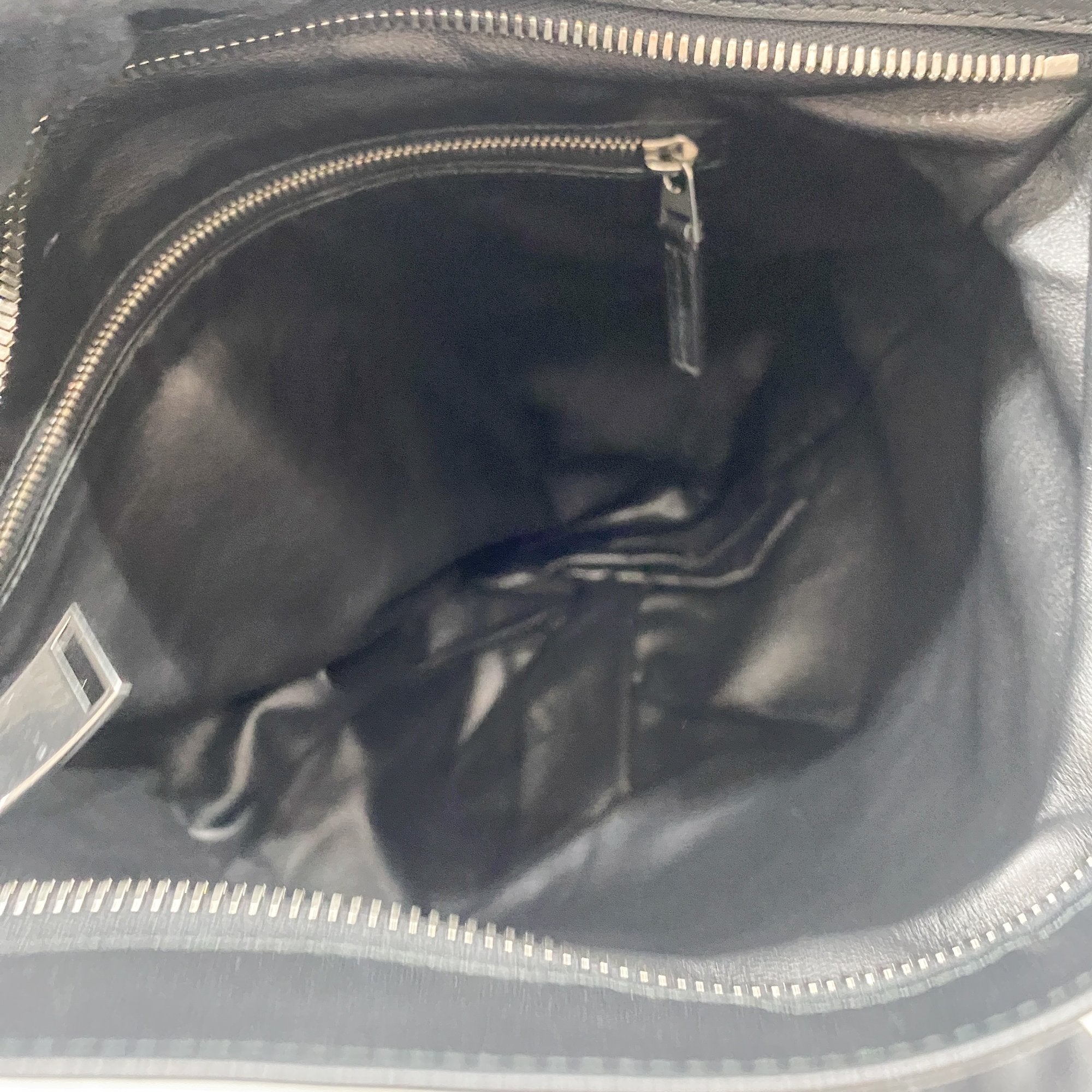 Black Leather Hnad Bag