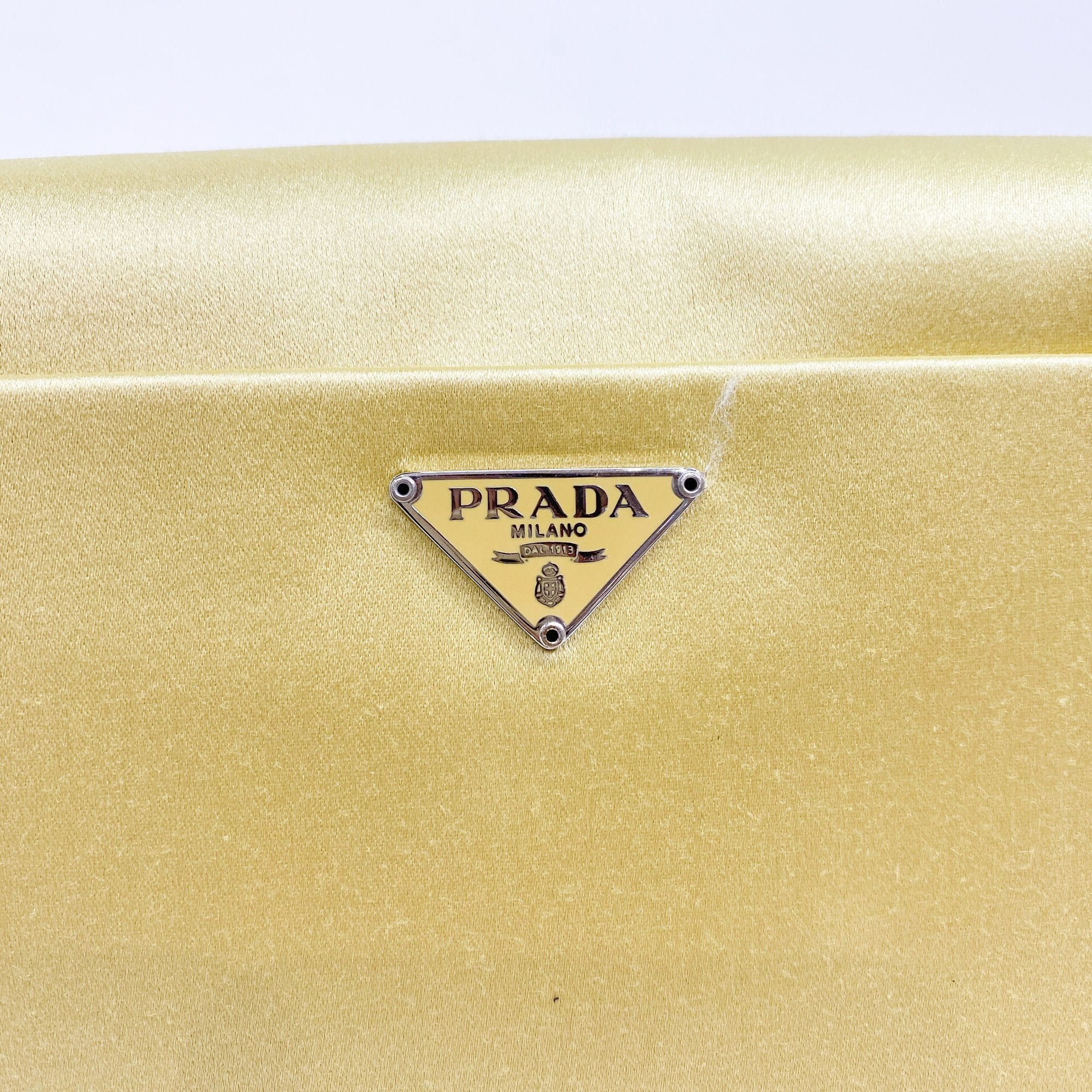 Yellow Satin Two Way Bag