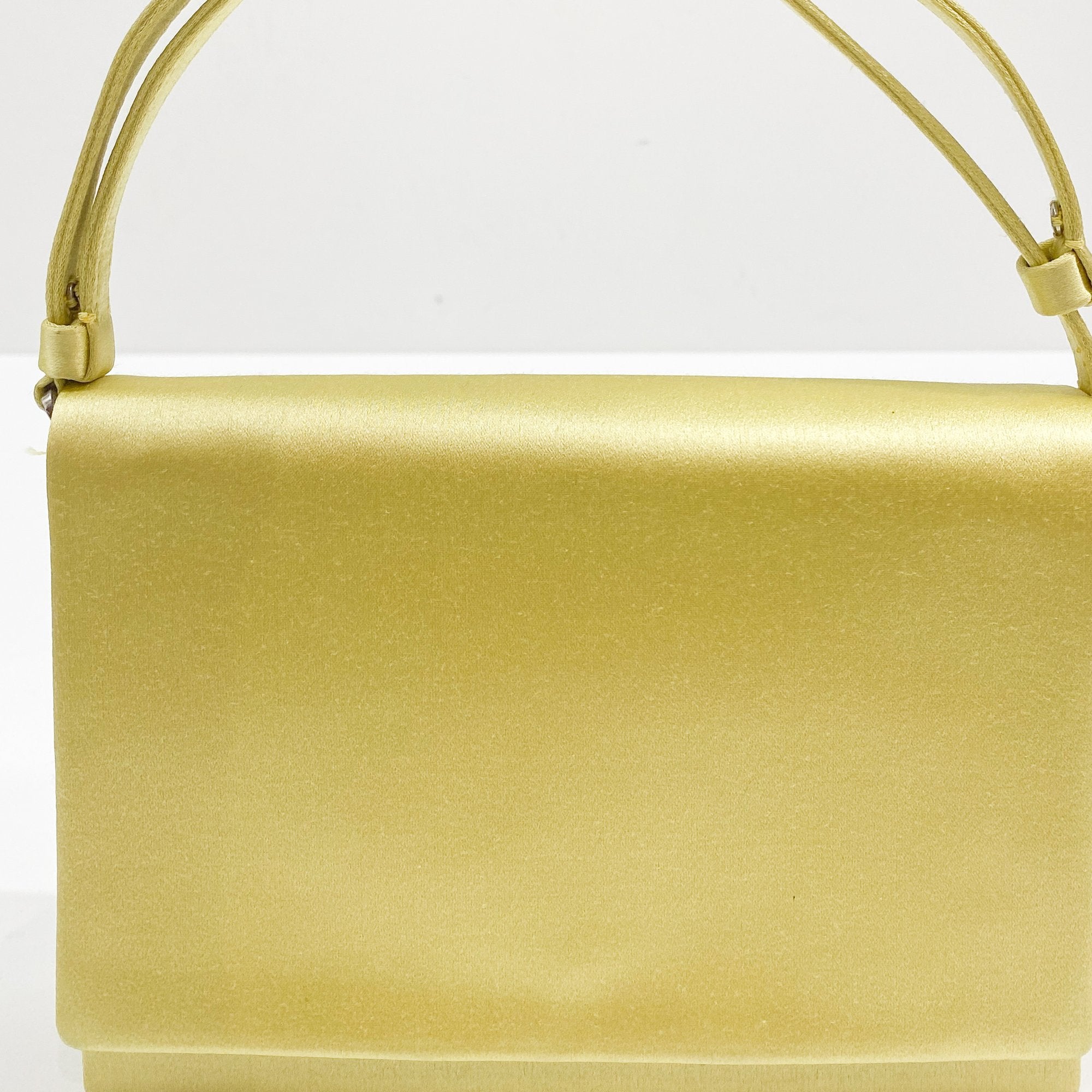 Yellow Satin Two Way Bag