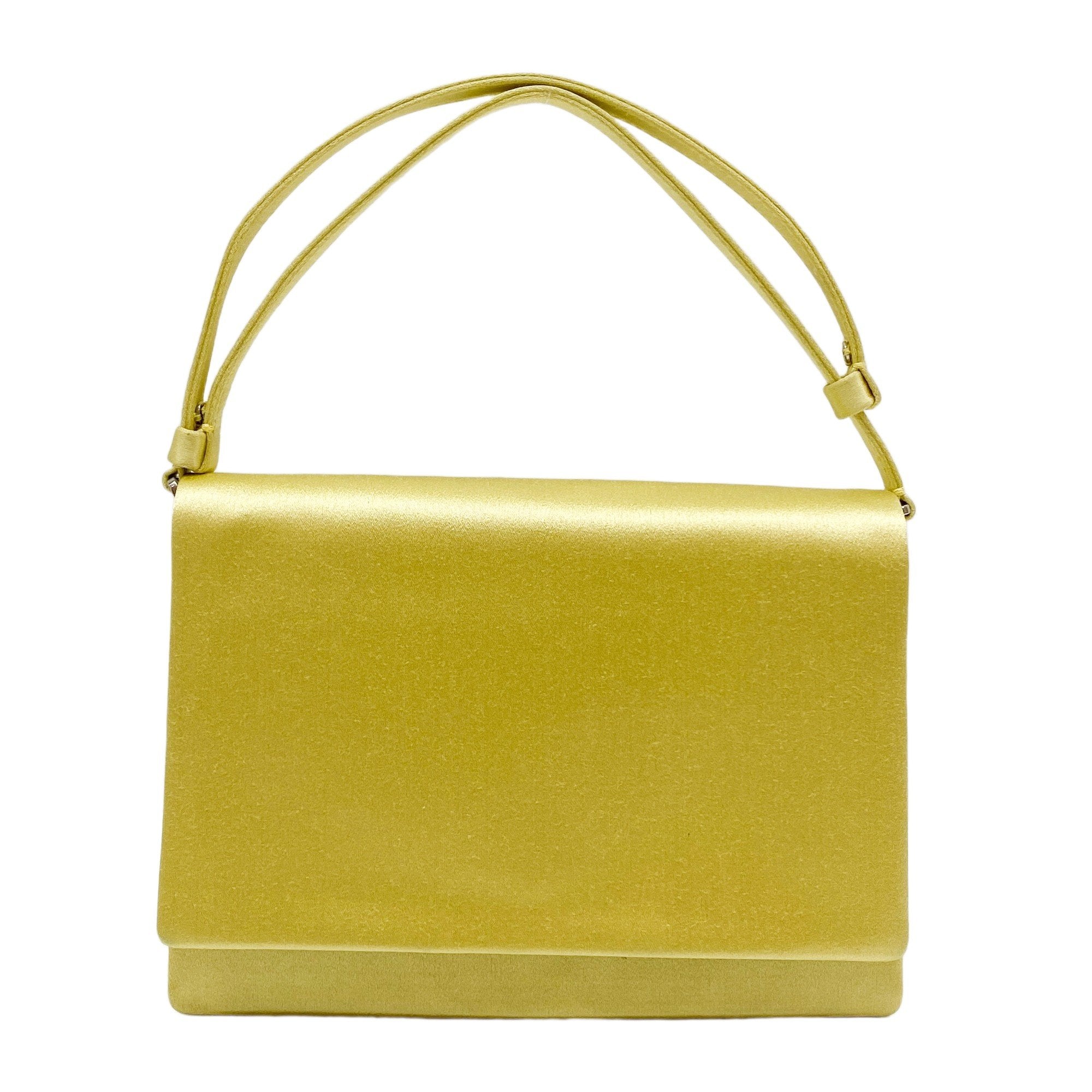 Yellow Satin Two Way Bag
