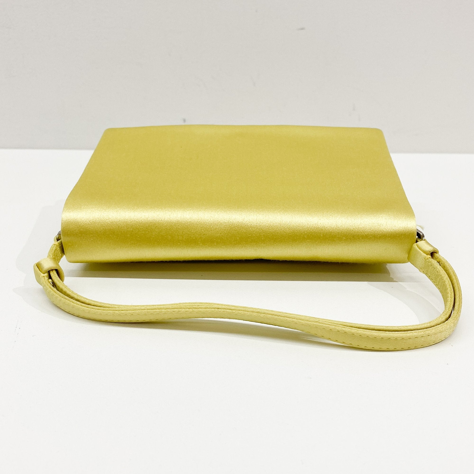 Yellow Satin Two Way Bag