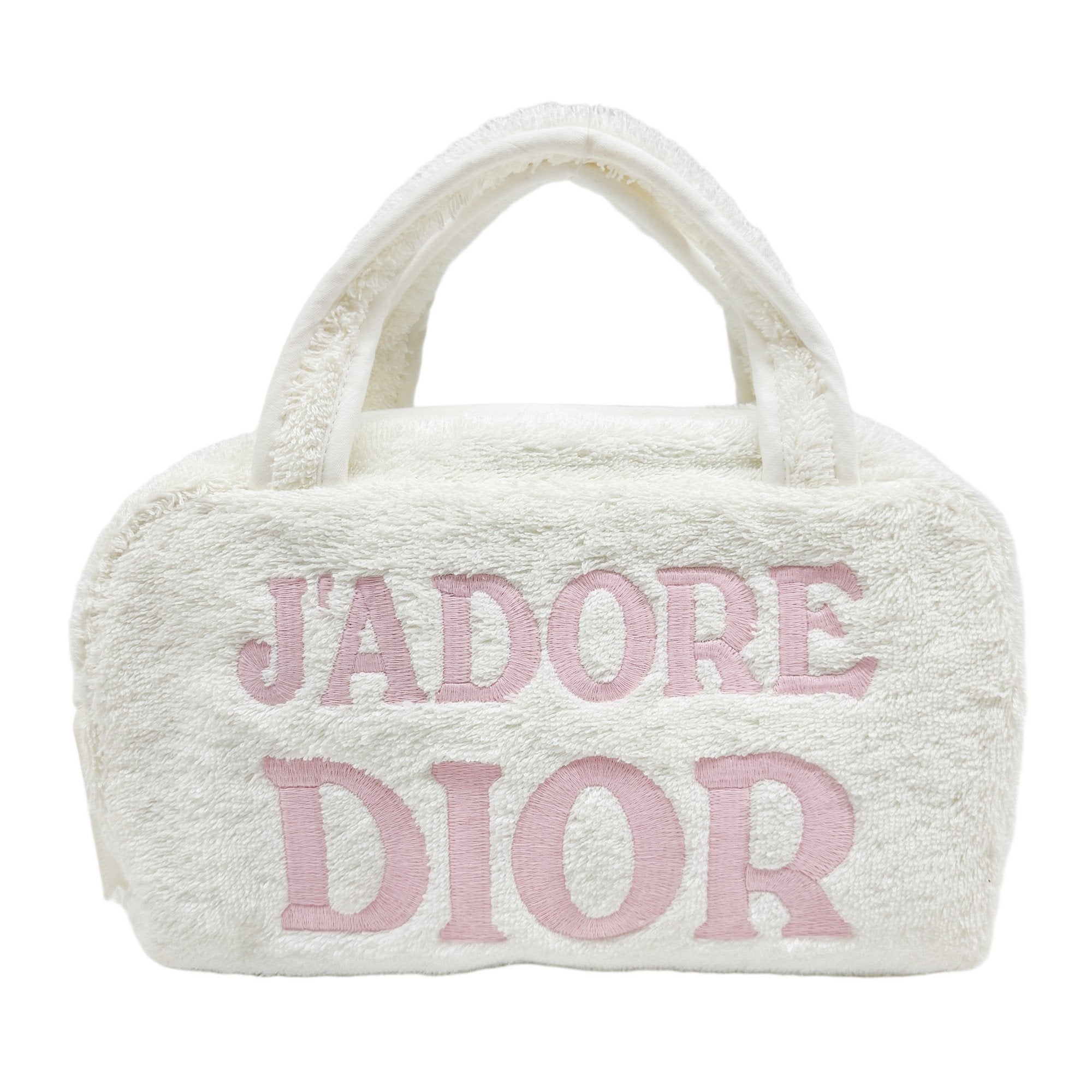 J'Adore Dior Terry Towel Mini Boston Bag