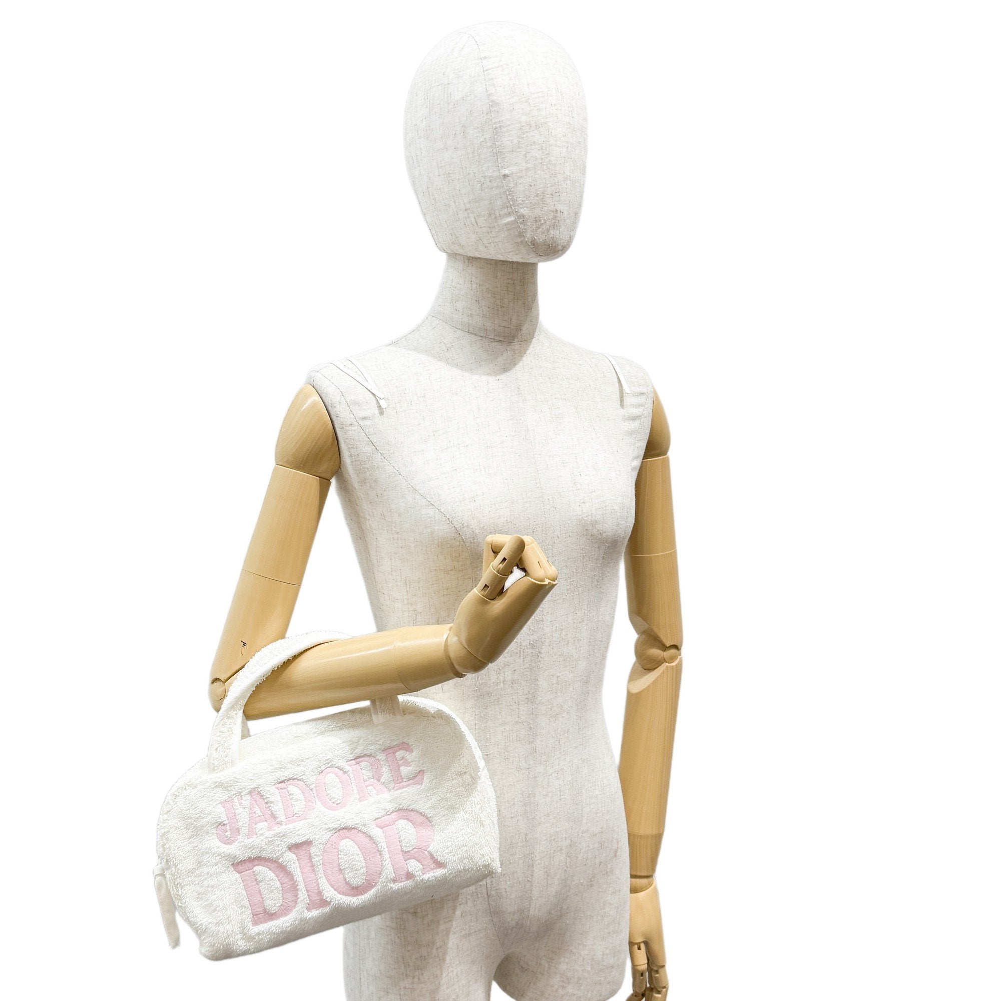 J'Adore Dior Terry Towel Mini Boston Bag