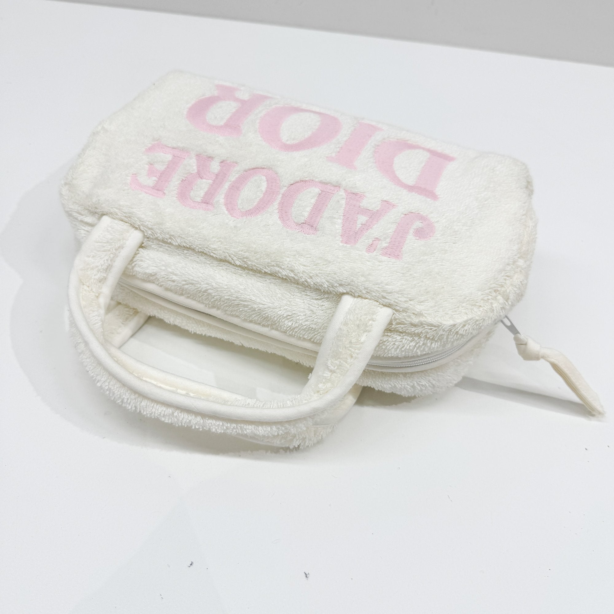 J'Adore Dior Terry Towel Mini Boston Bag