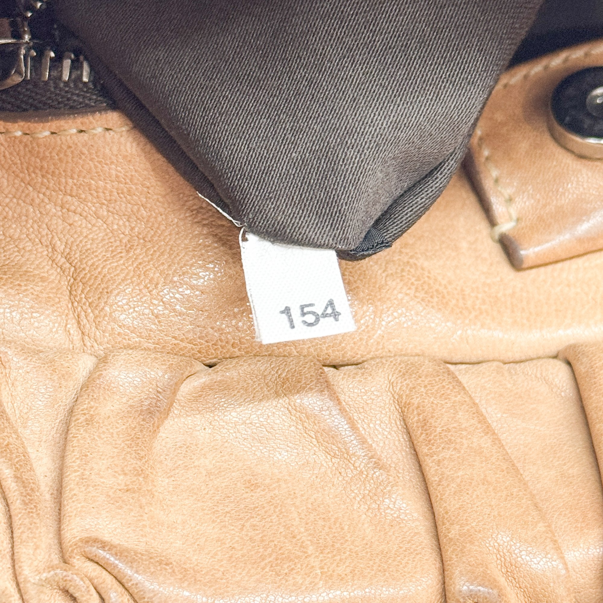 Vitello Brown Calfskin Leather Two Way Bag