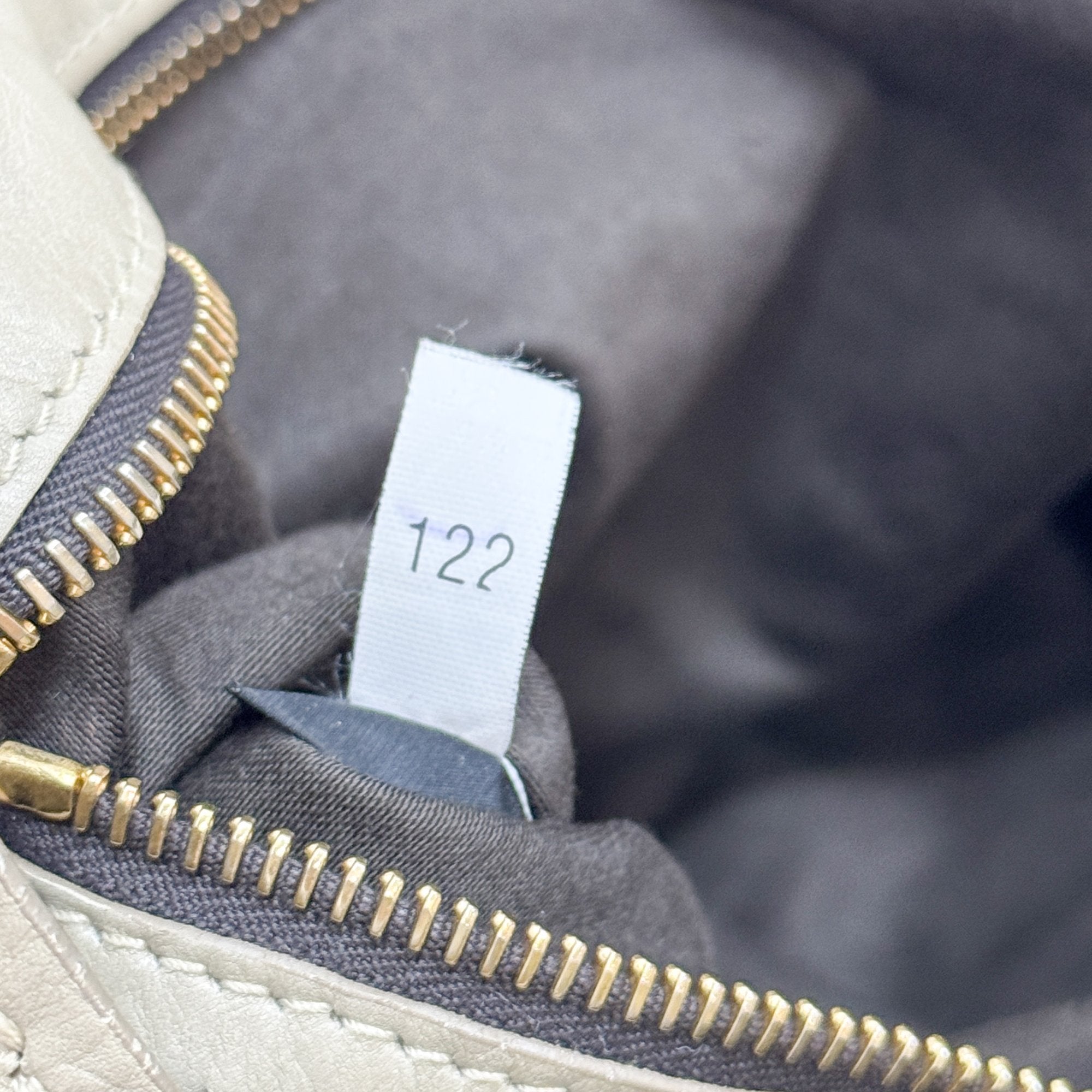 Bow Bag Beige Leather Shoulder Bag