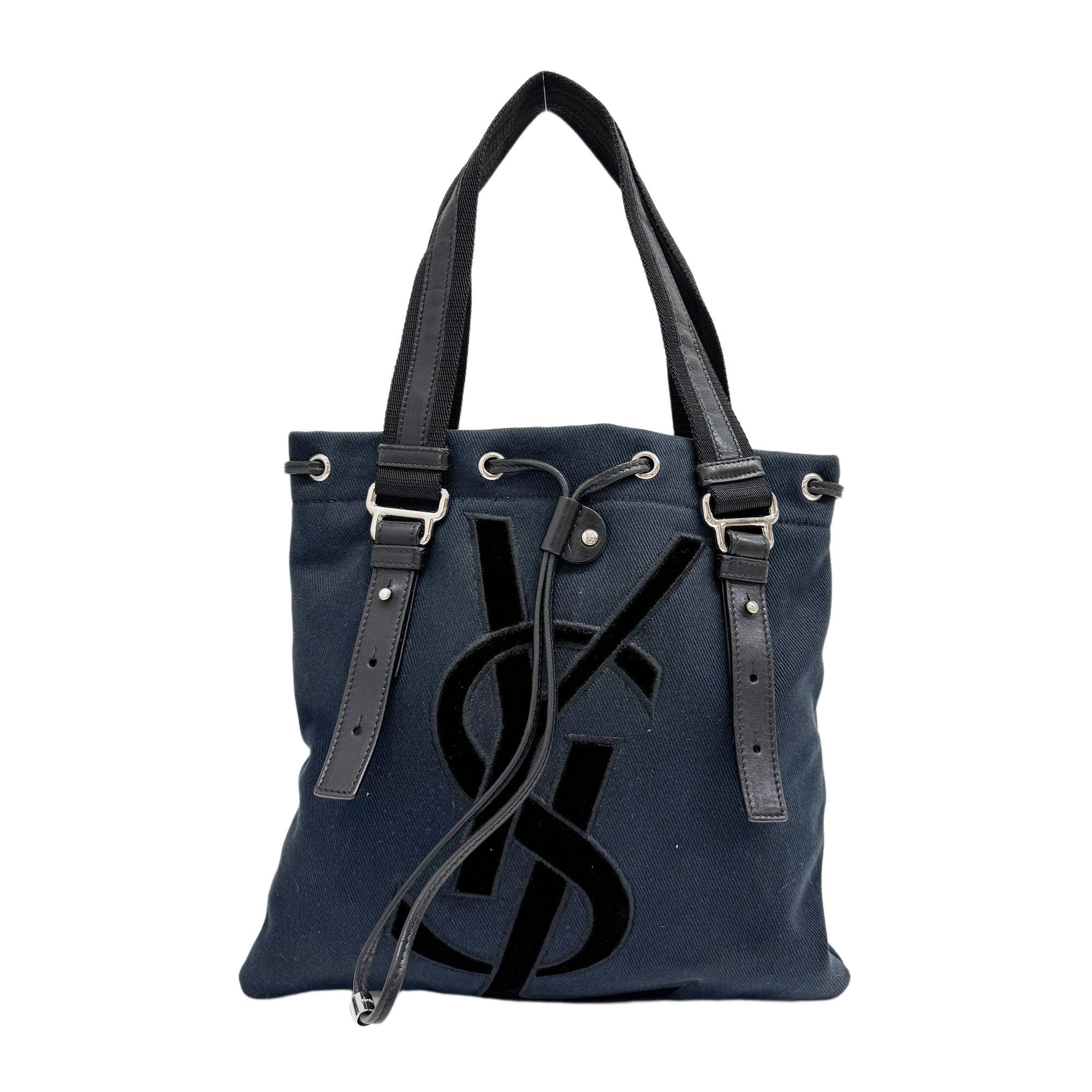 Black Canvas Tote Bag