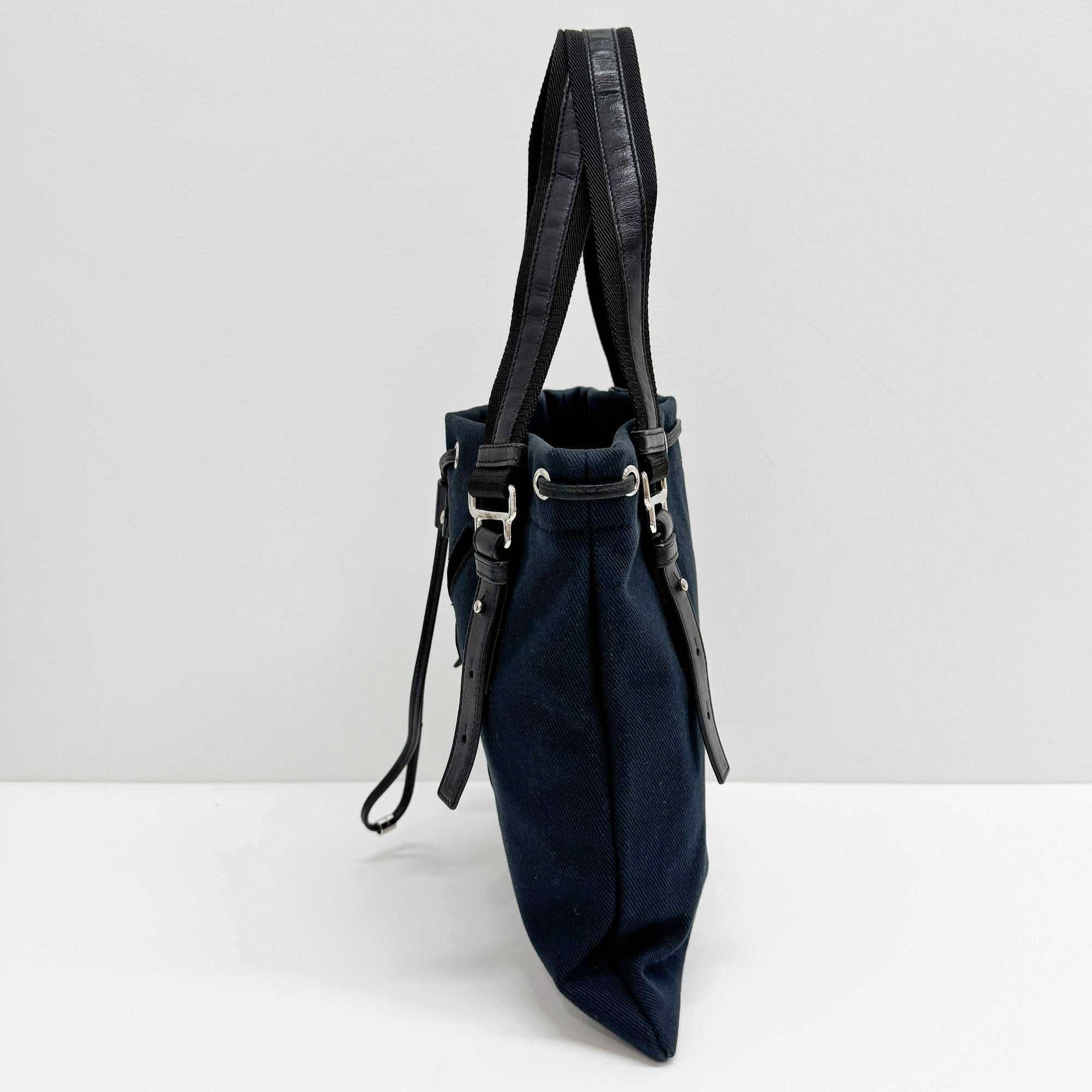 Black Canvas Tote Bag