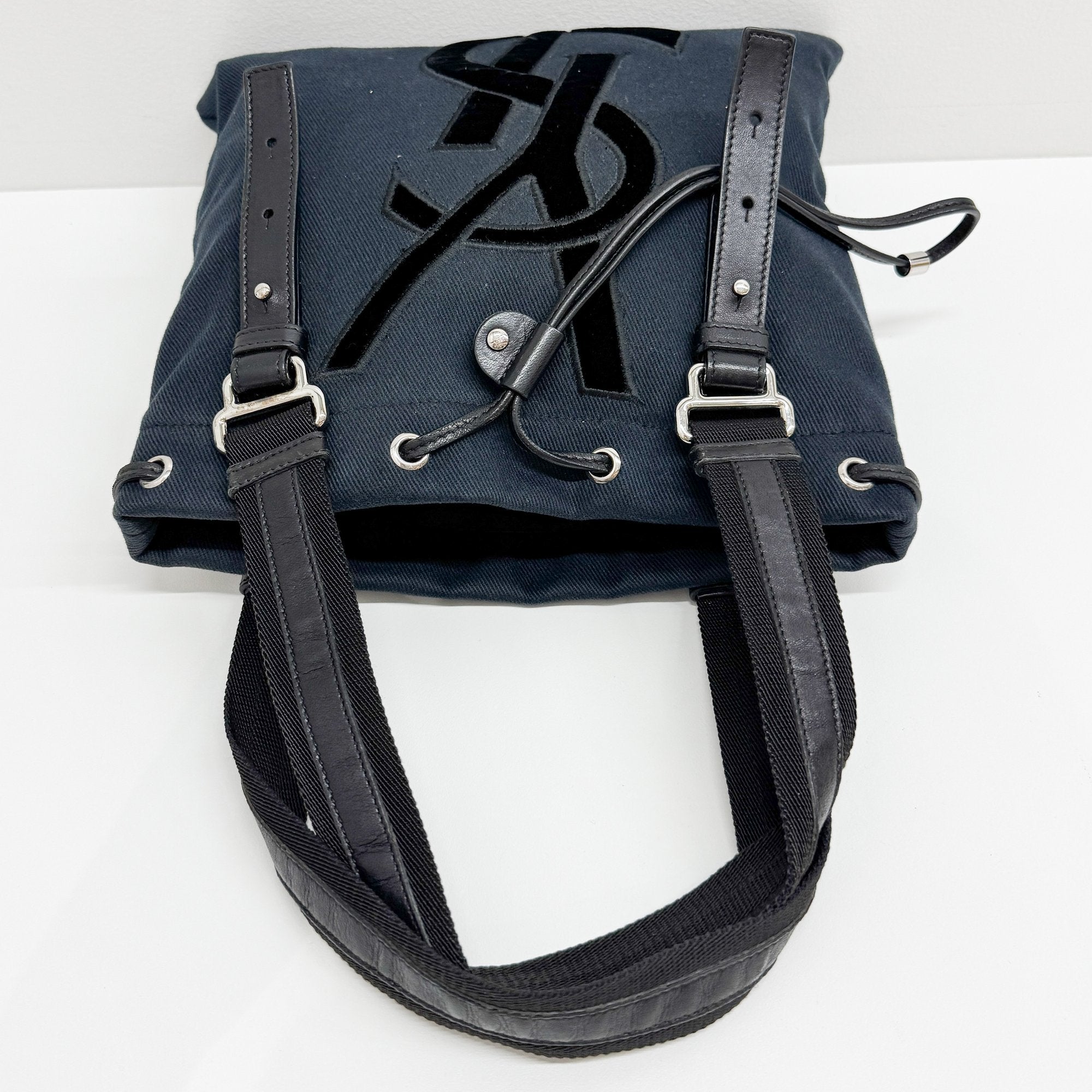 Black Canvas Tote Bag