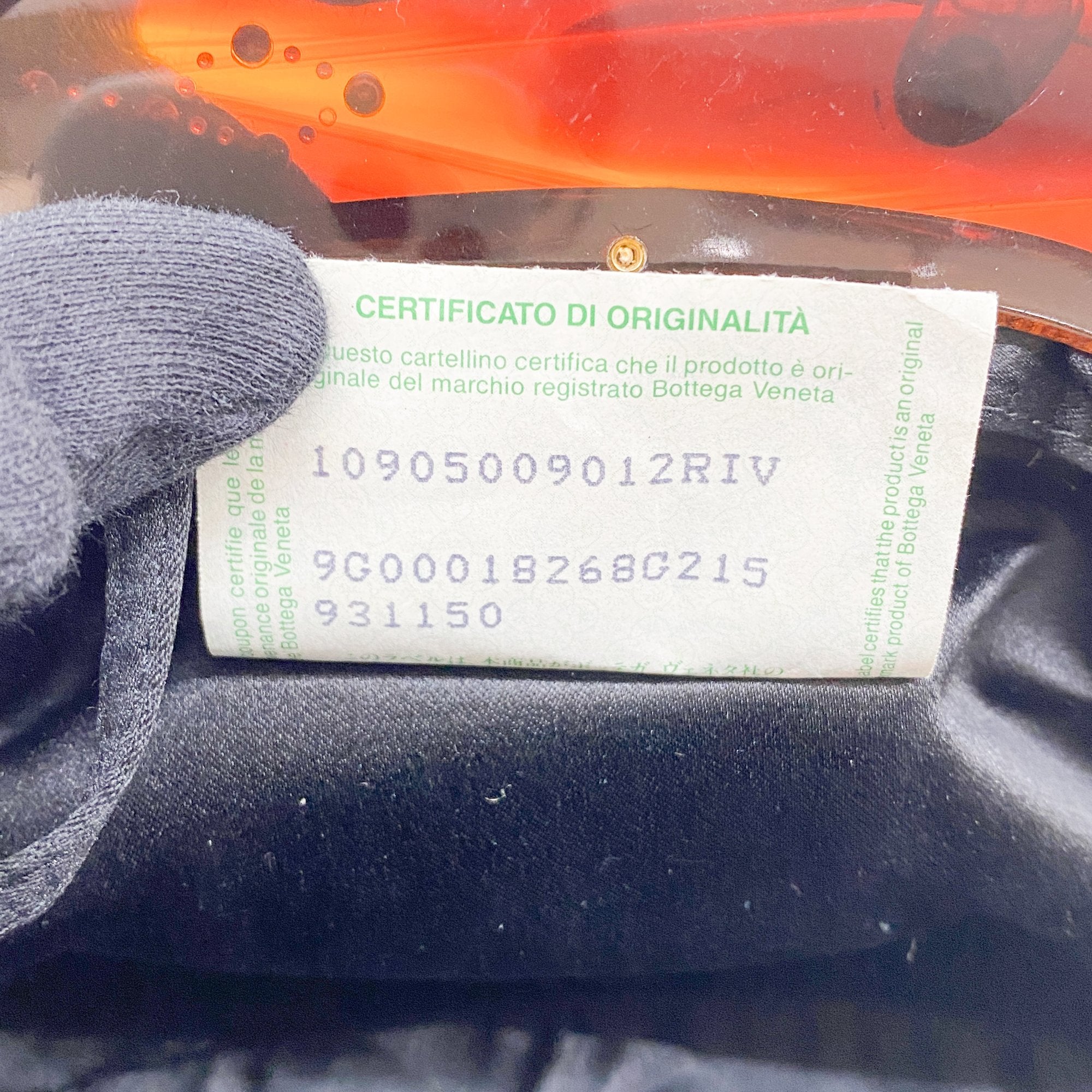 Intrecciato Black & Blue Satin Crossbody Bag