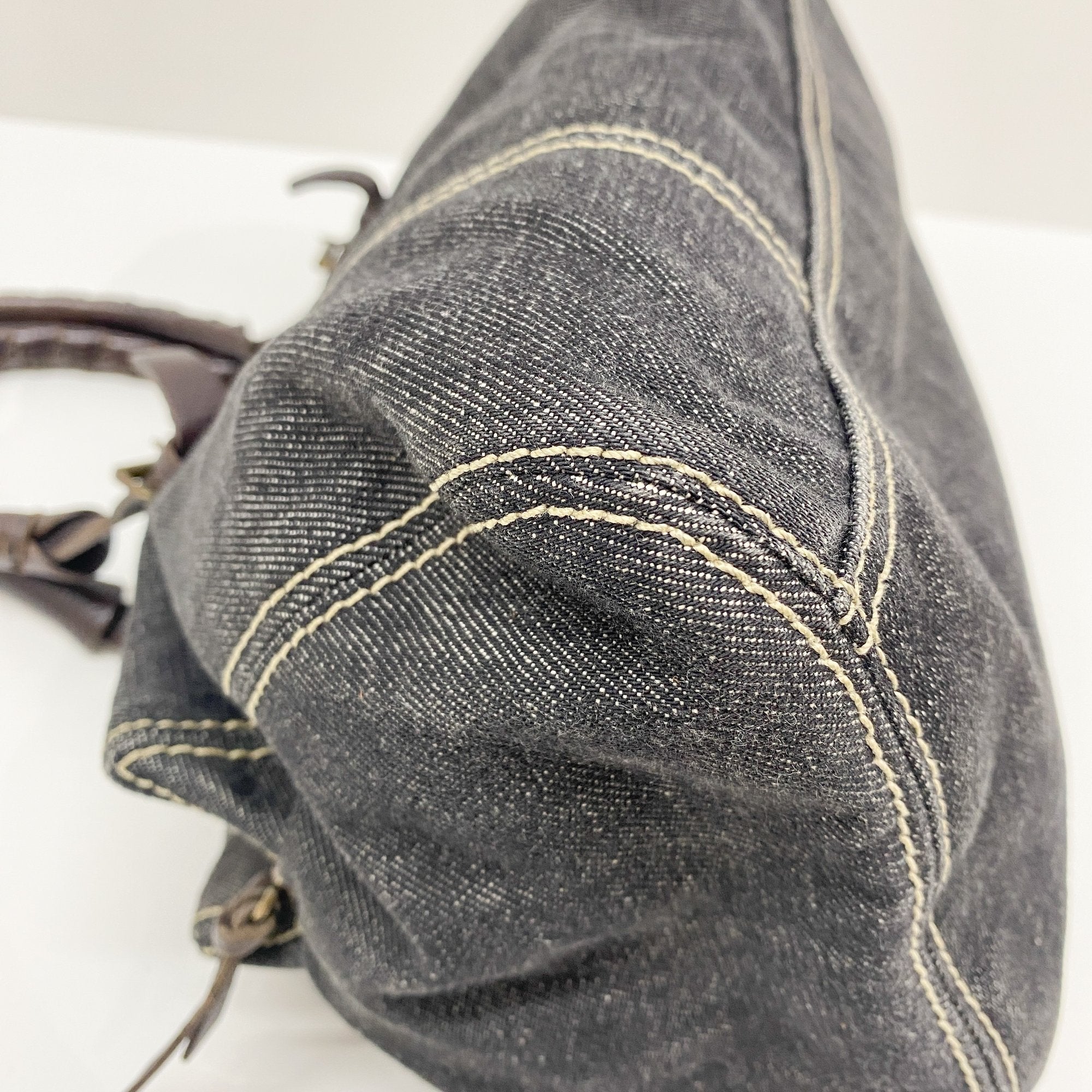 Archive Blue Denim Shoulder Bag