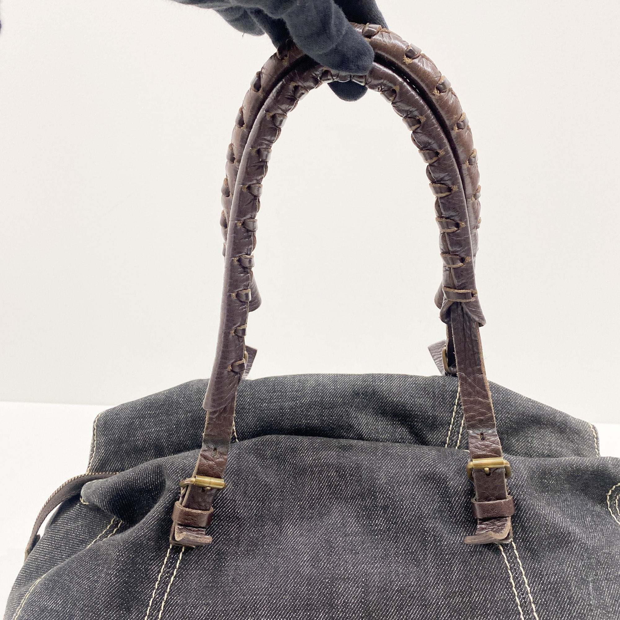 Archive Blue Denim Shoulder Bag
