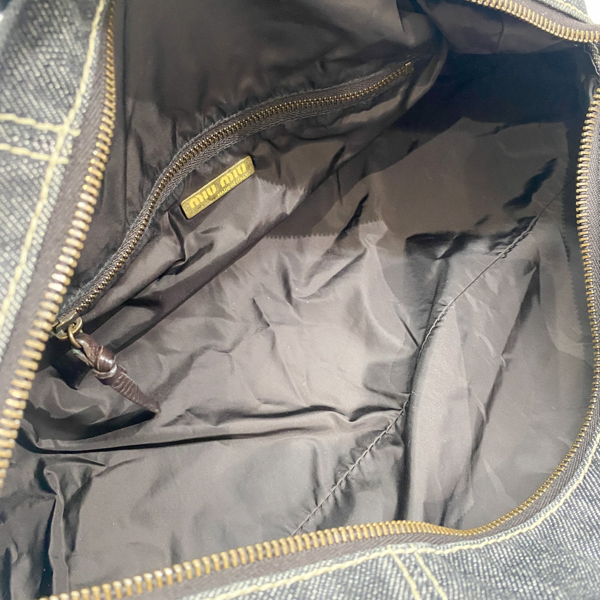 Archive Blue Denim Shoulder Bag