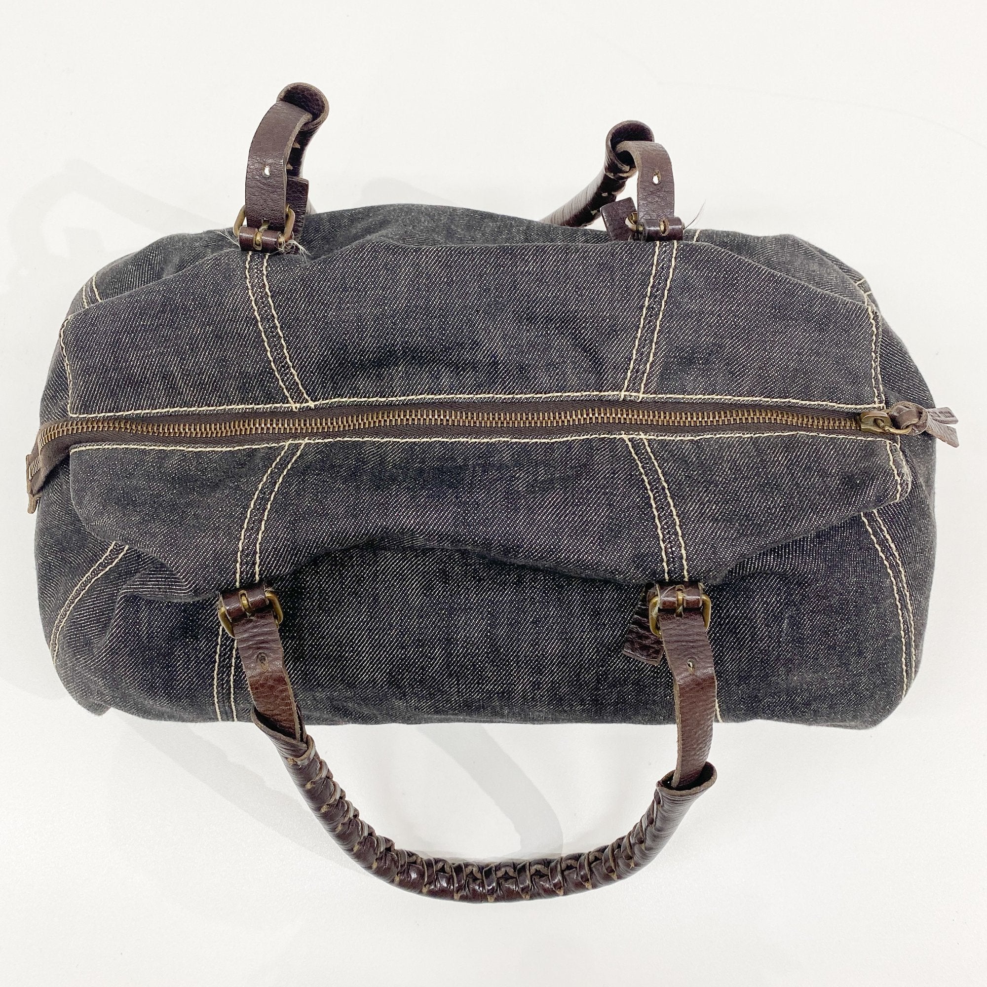 Archive Blue Denim Shoulder Bag