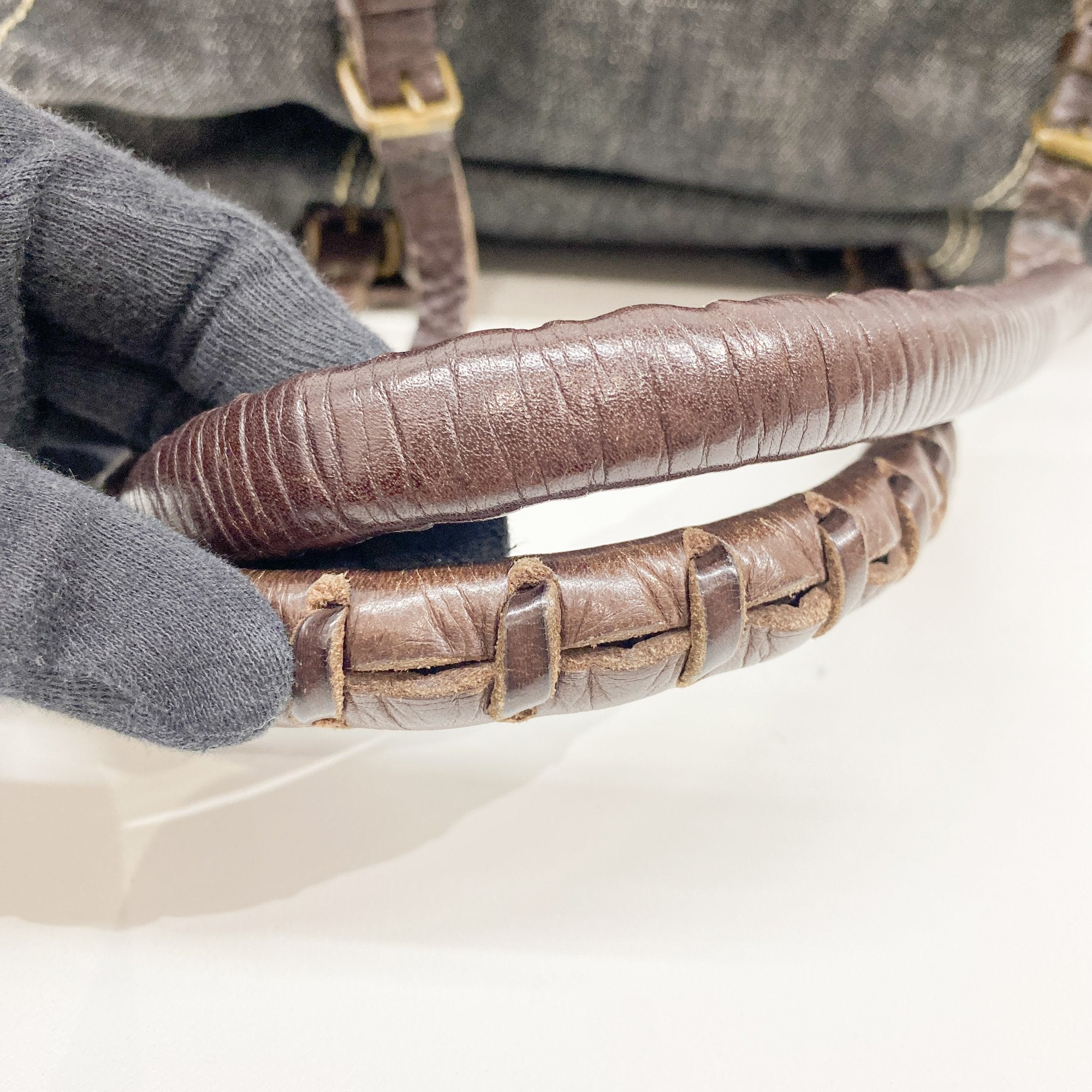 Archive Blue Denim Shoulder Bag