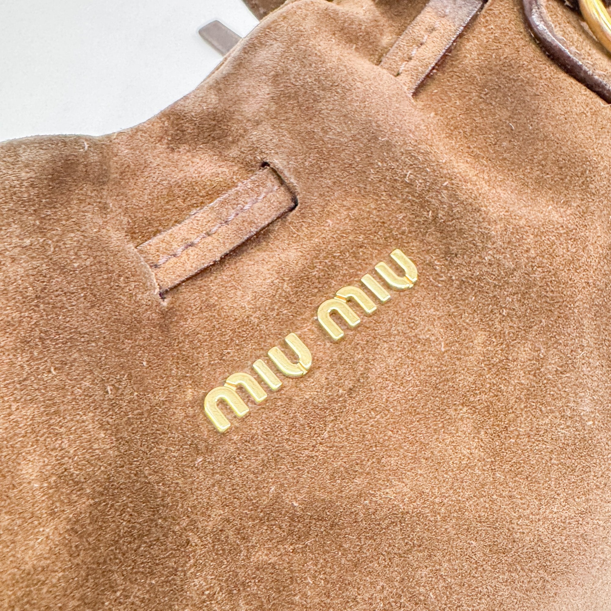 Archive Brown Suede Shoulder Bag