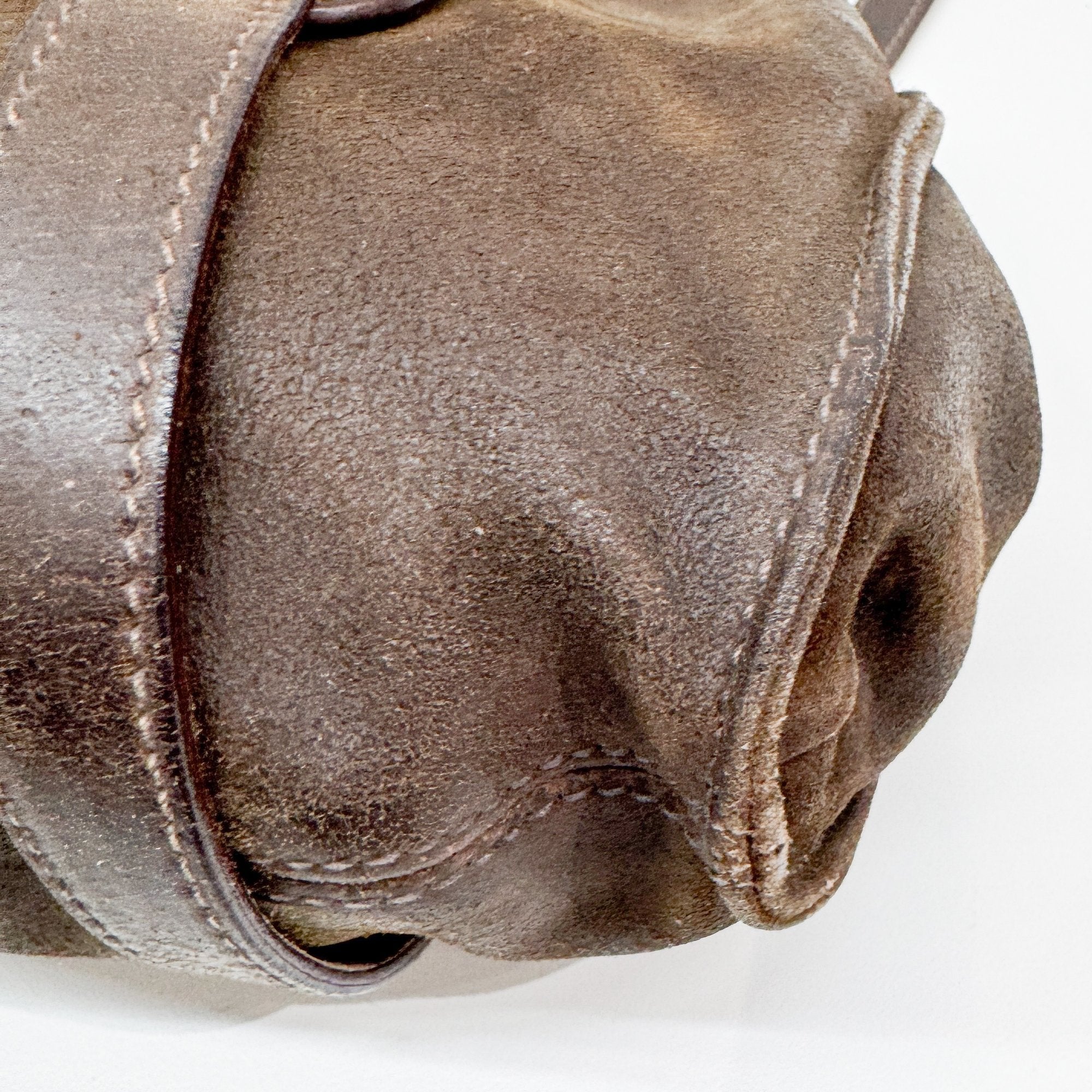 Archive Brown Suede Shoulder Bag