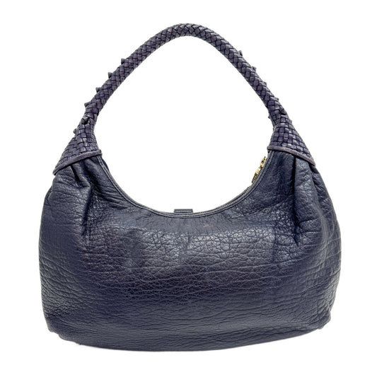 Spy Dark Blue Leather Shoulder Bag