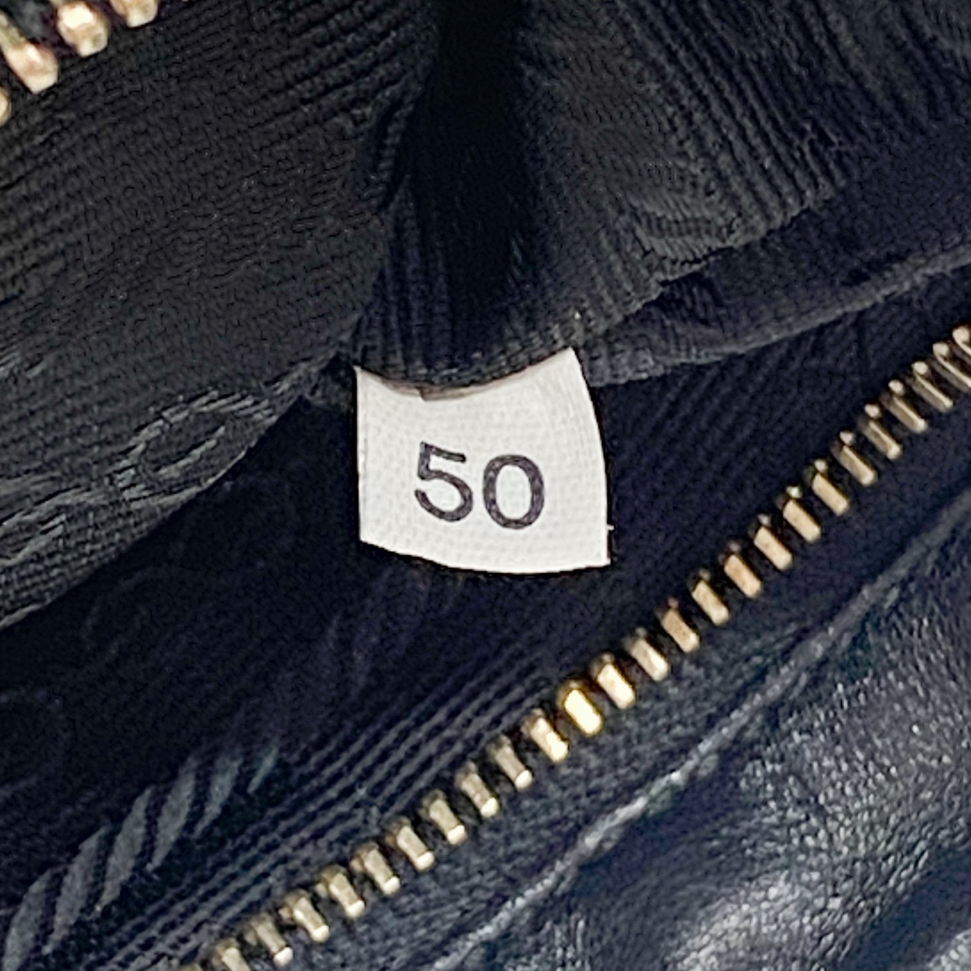 Eyelet Studs Black Leather Shoulder Bag