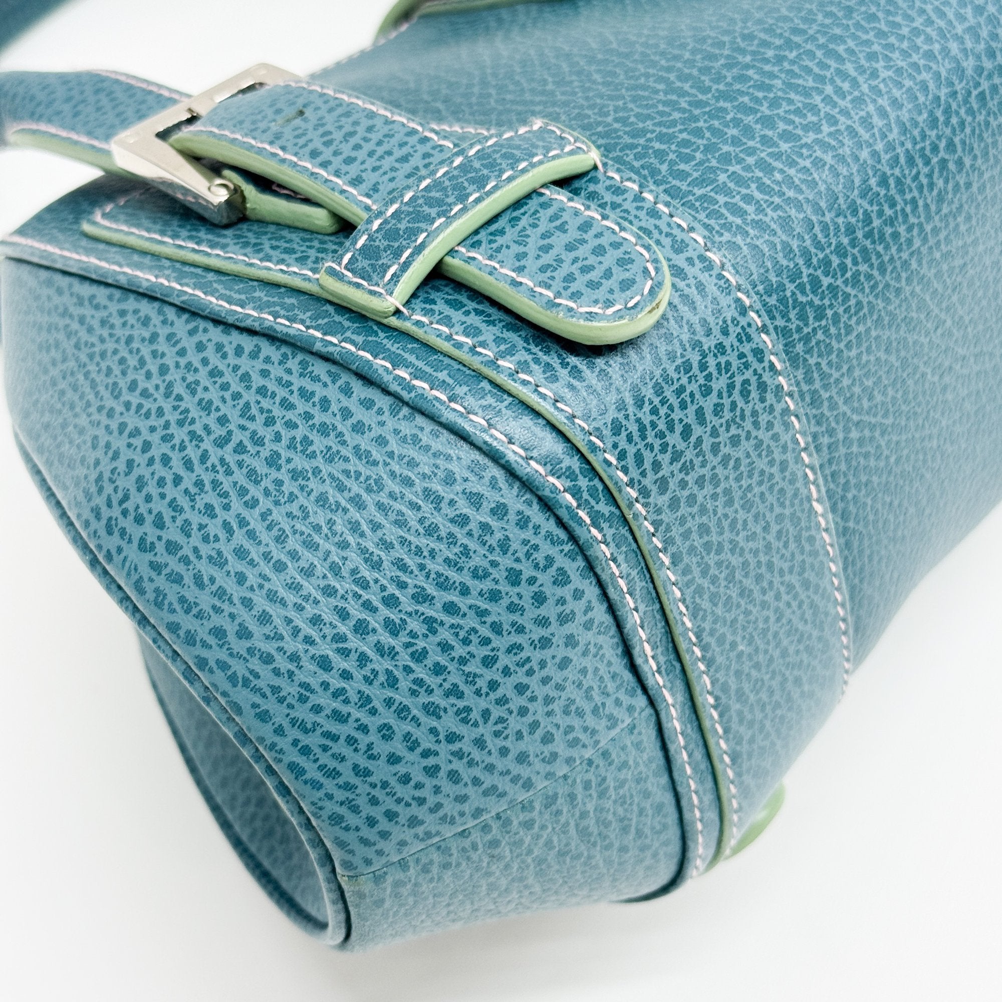 Senda Turquoise Leather Shoulder Bag