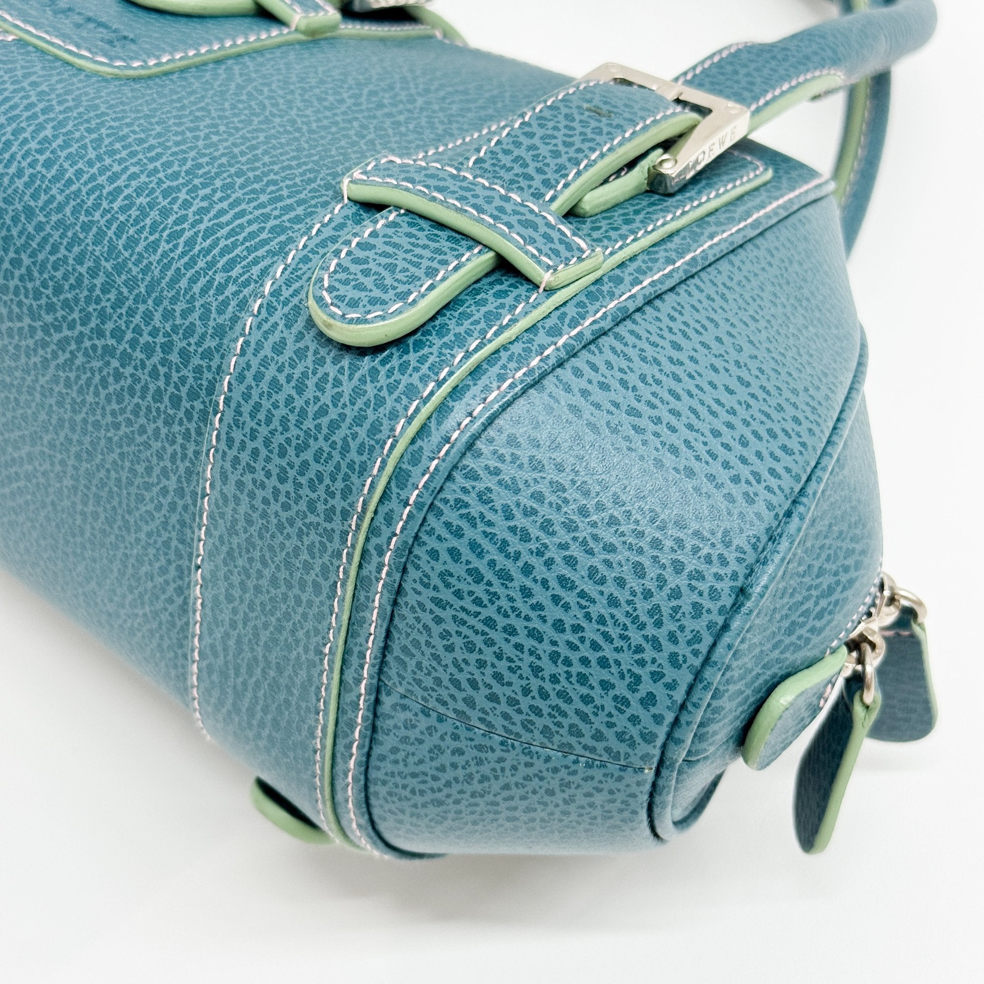 Senda Turquoise Leather Shoulder Bag