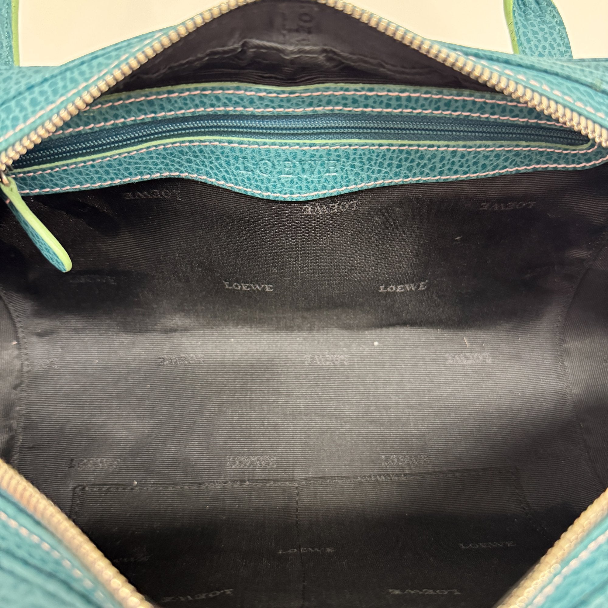 Senda Turquoise Leather Shoulder Bag