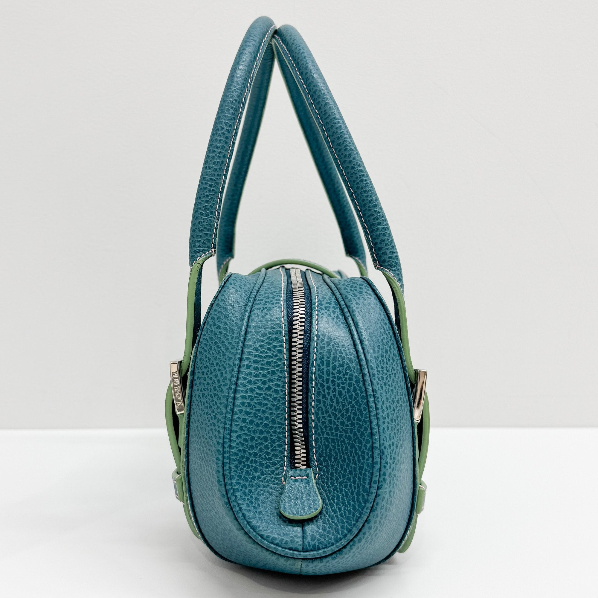 Senda Turquoise Leather Shoulder Bag