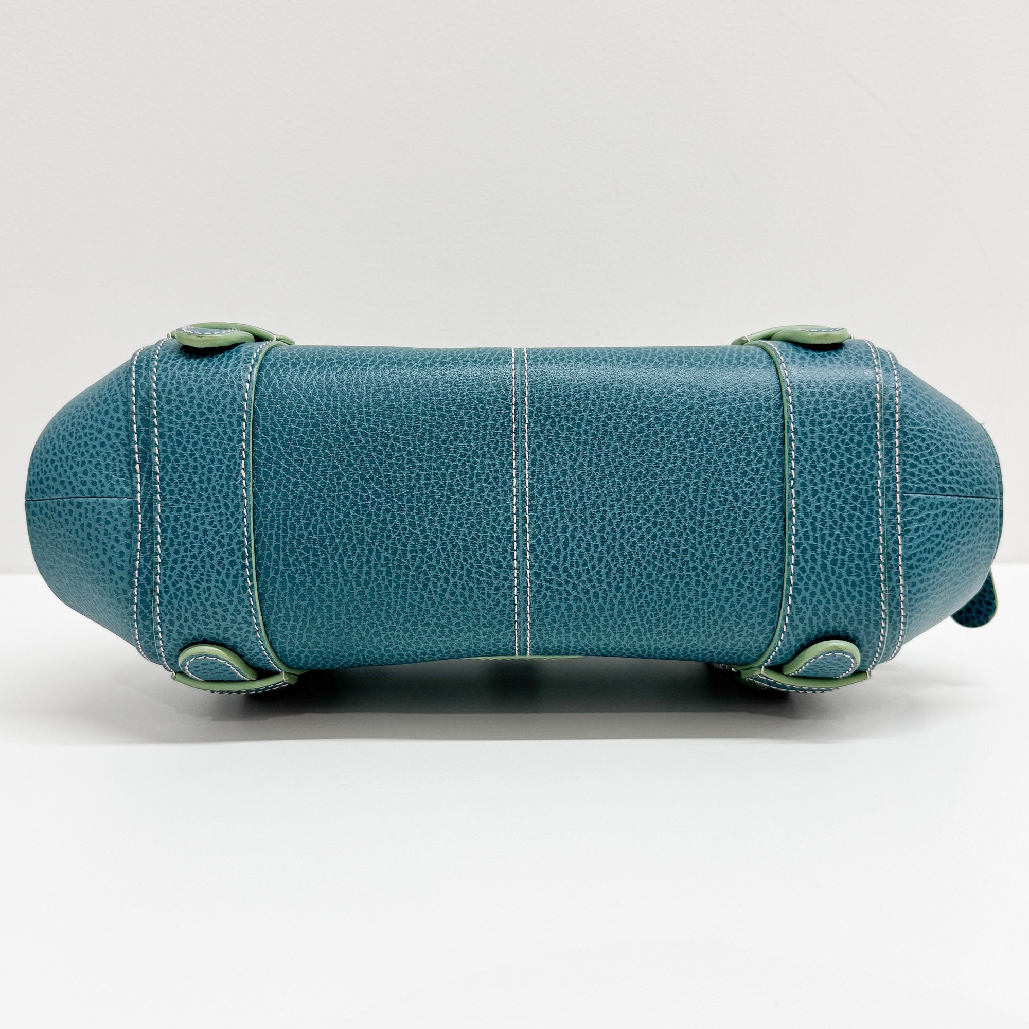 Senda Turquoise Leather Shoulder Bag