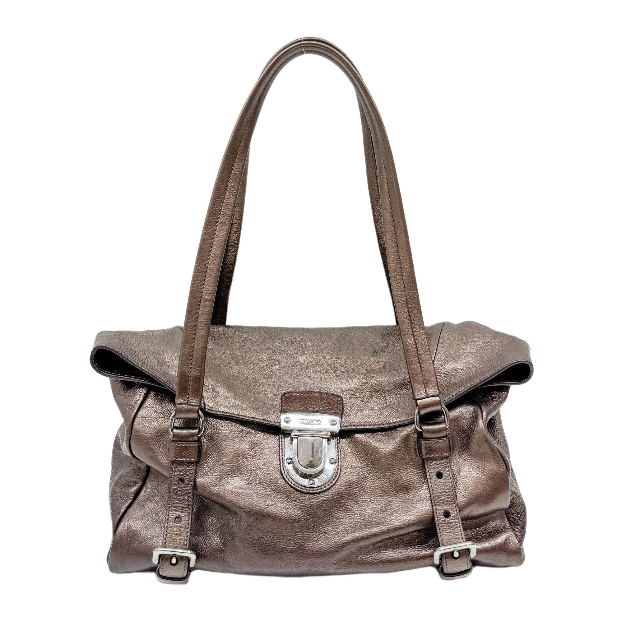 Brown Leather Shoulder Bag