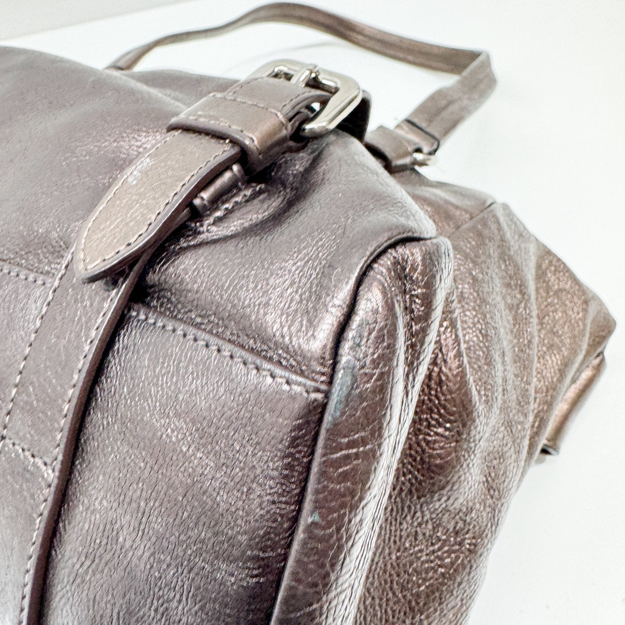 Brown Leather Shoulder Bag
