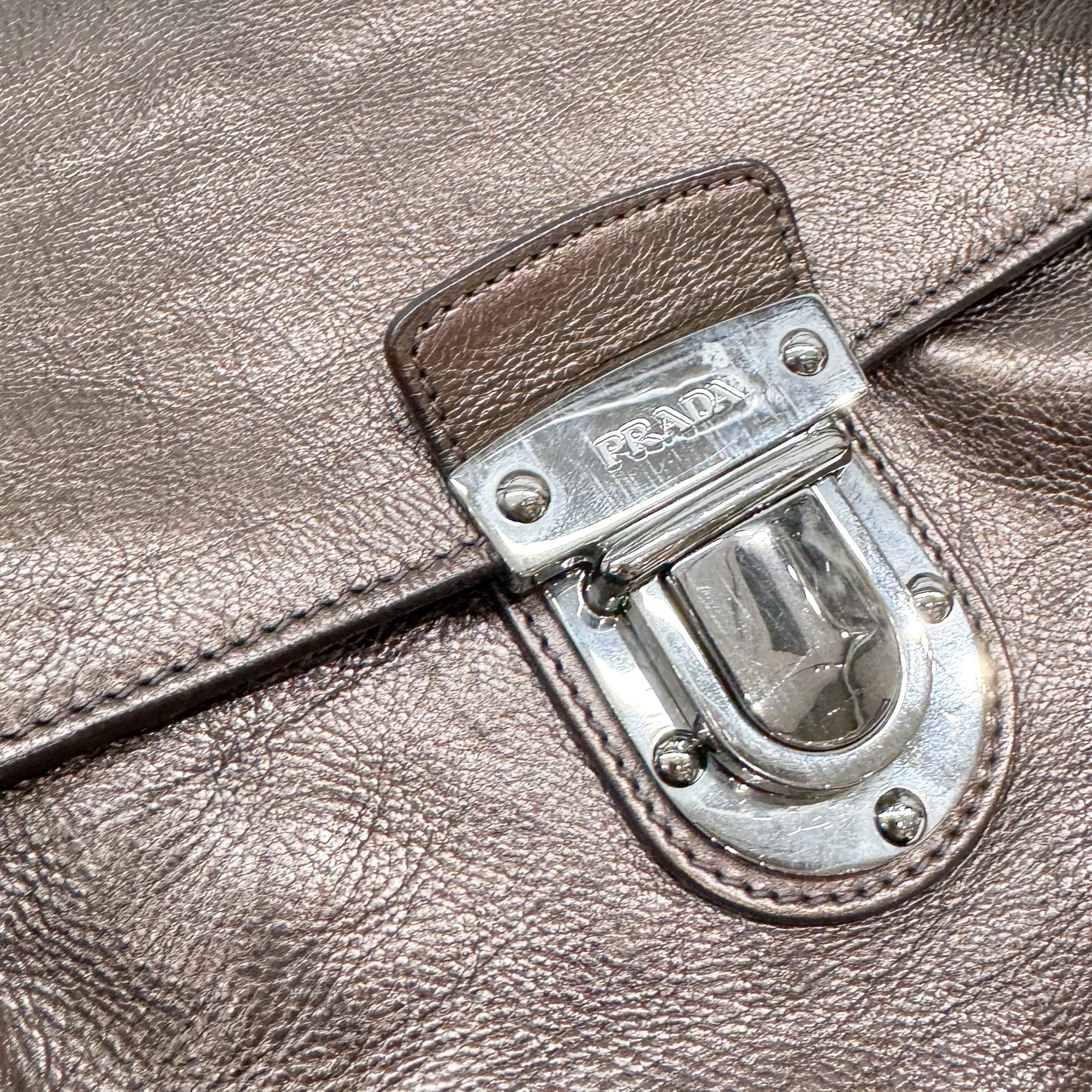 Brown Leather Shoulder Bag