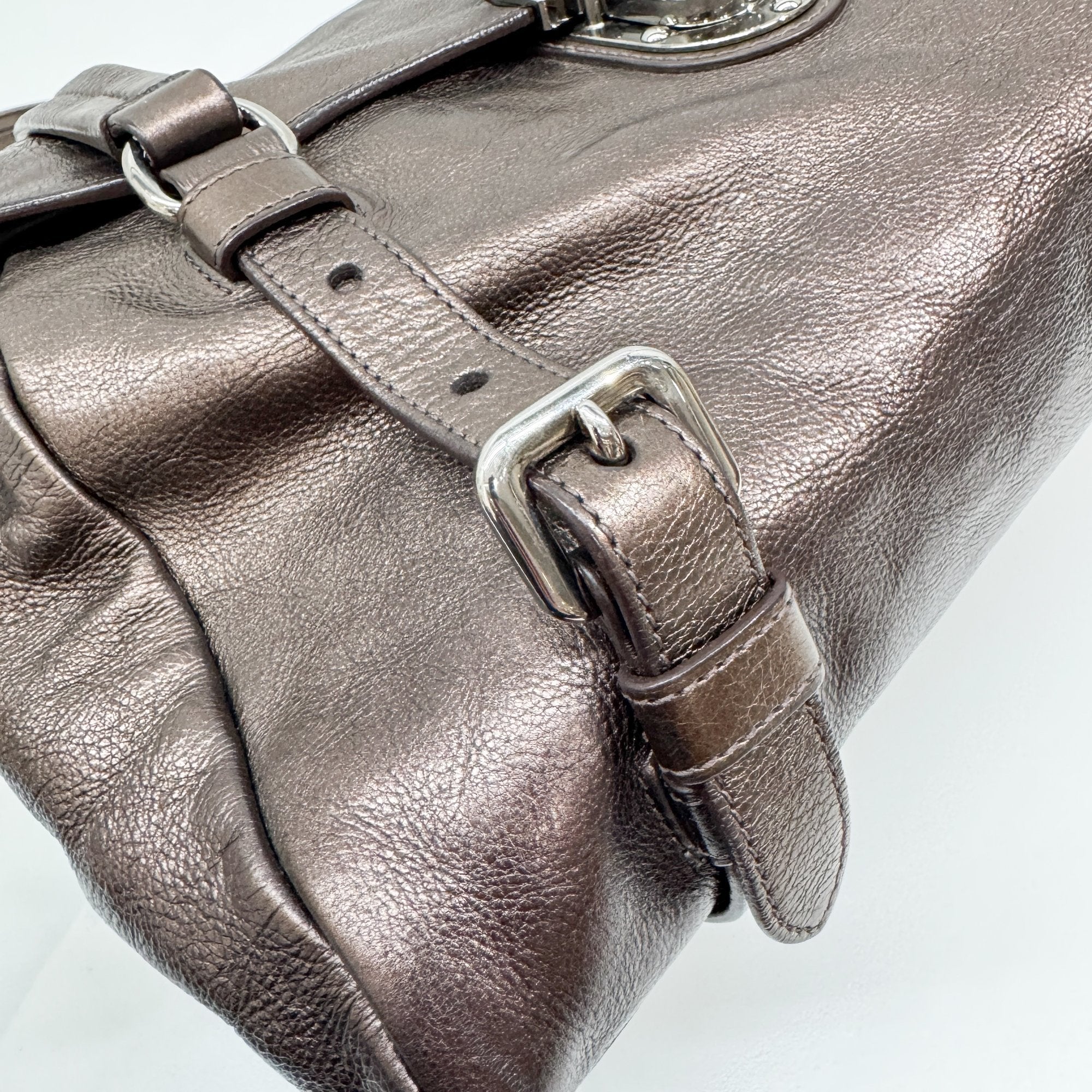 Brown Leather Shoulder Bag