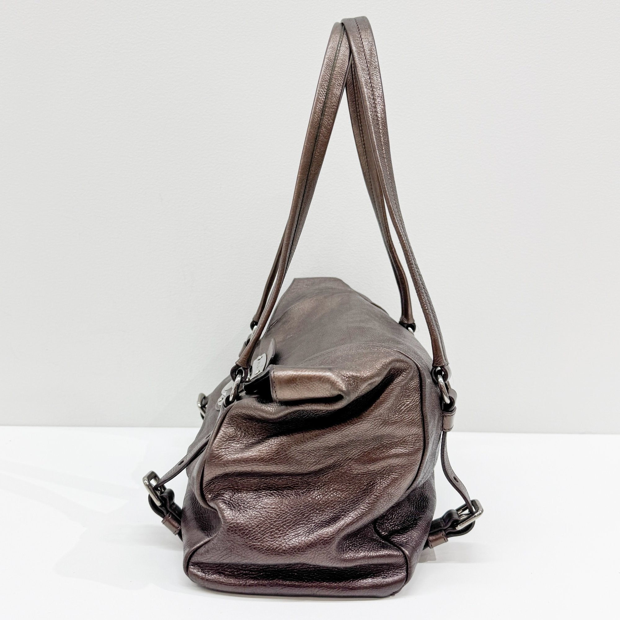 Brown Leather Shoulder Bag