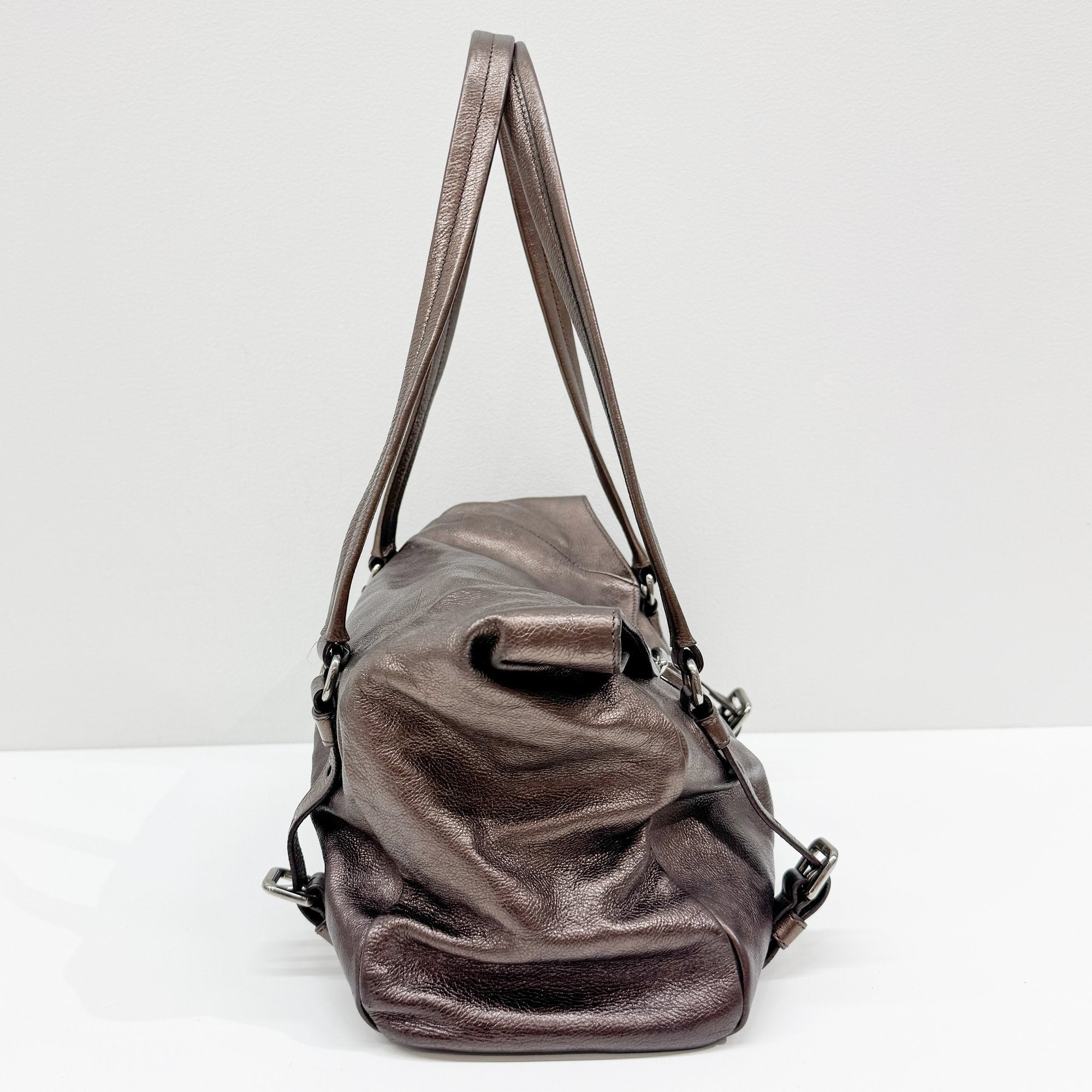 Brown Leather Shoulder Bag