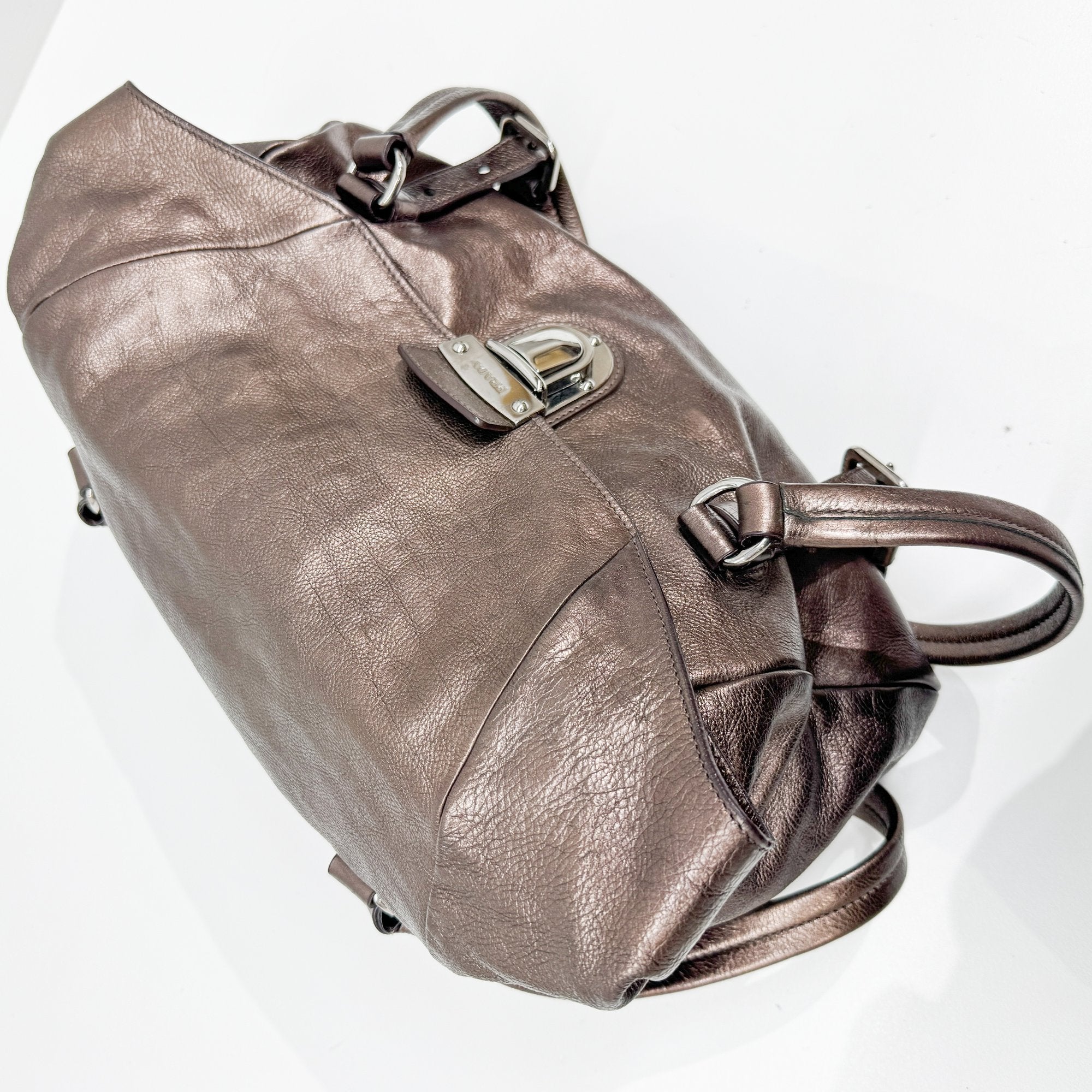 Brown Leather Shoulder Bag