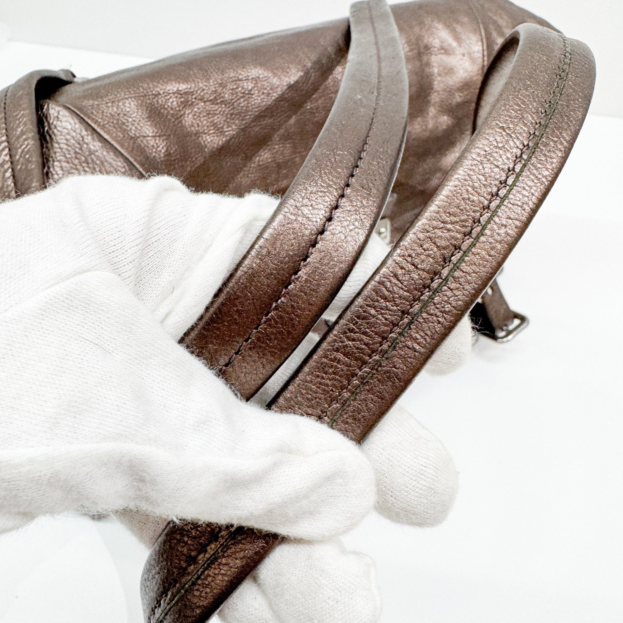 Brown Leather Shoulder Bag