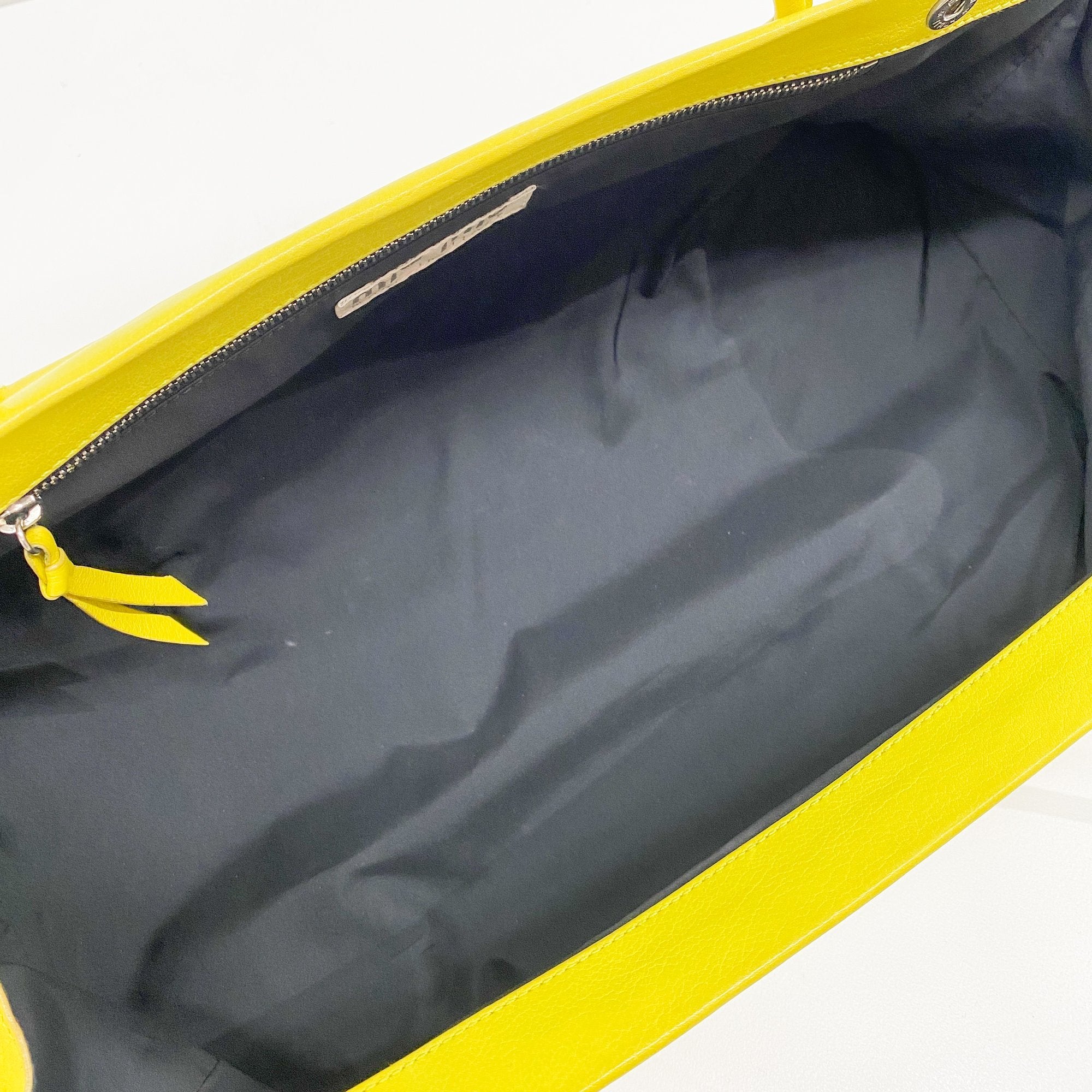 Archive Yellow Leather Shoulder Bag