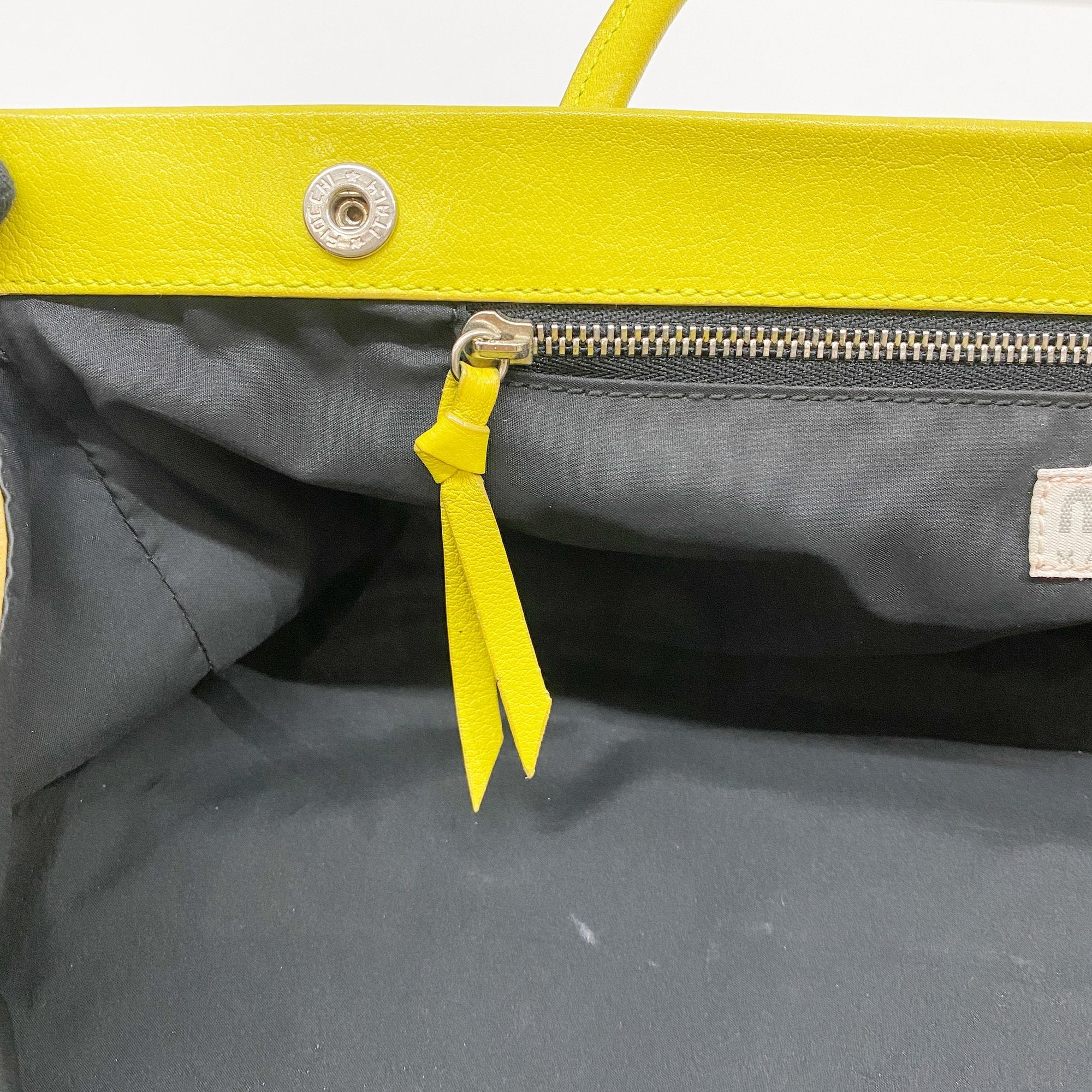 Archive Yellow Leather Shoulder Bag