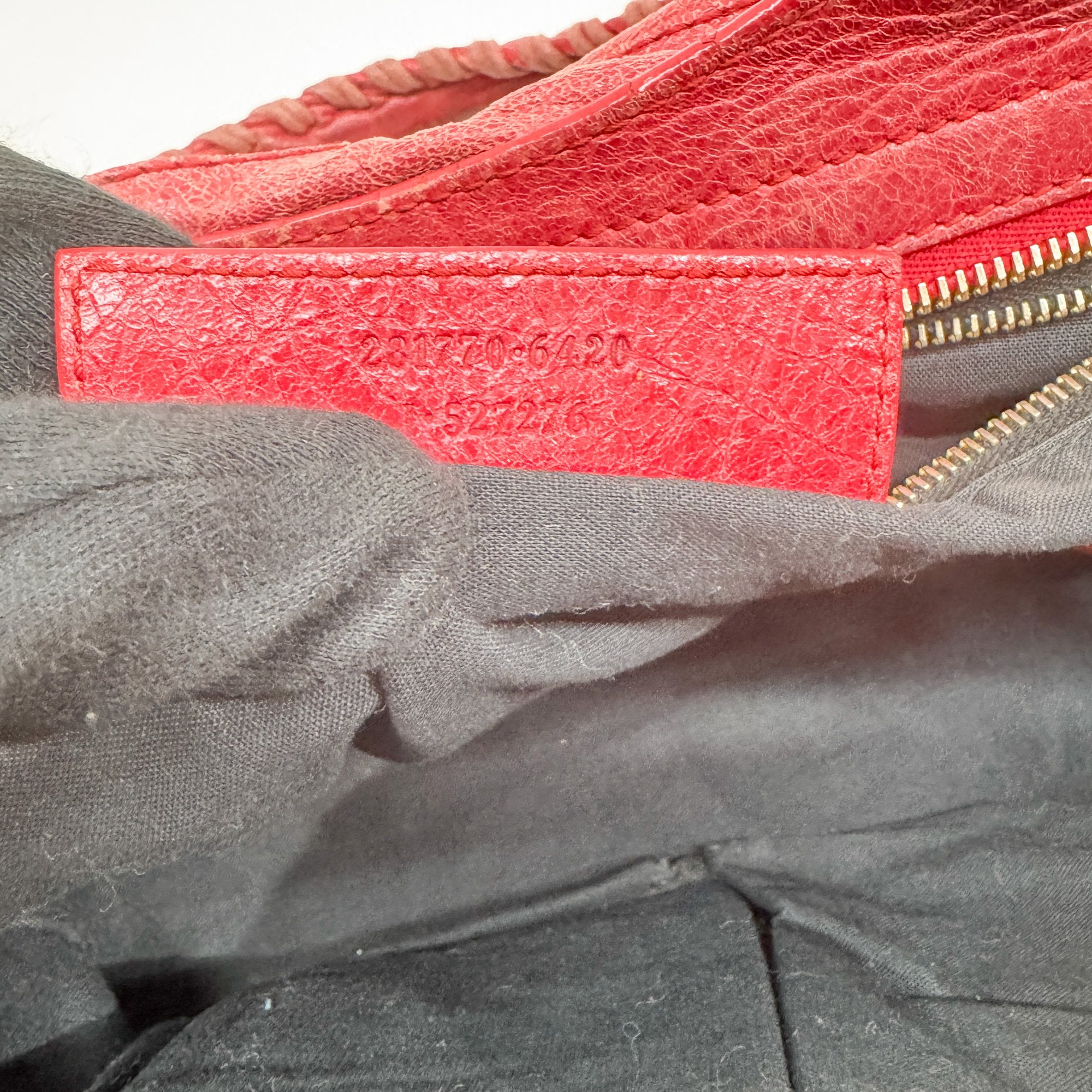 The City Red Leather Two Way Bag